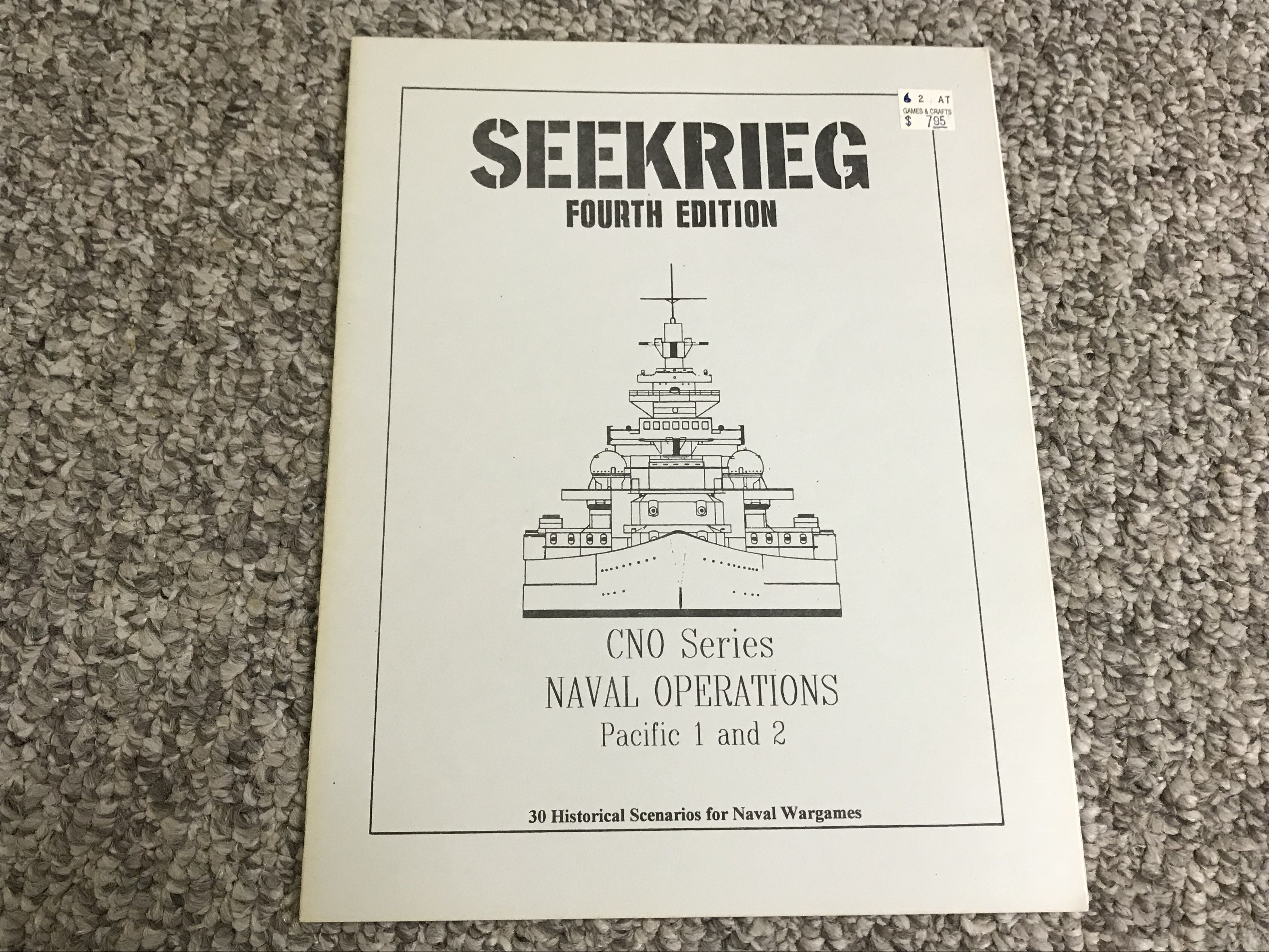 Seekrieg (Fourth Edition): CNO Series – Naval Operations Pacific 1 and 2 box art