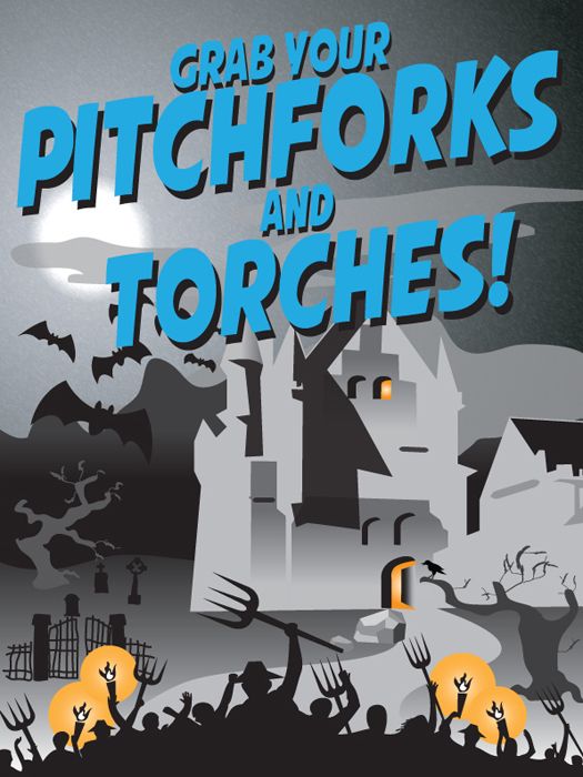 Coperta Grab Your Pitchforks and Torches!
