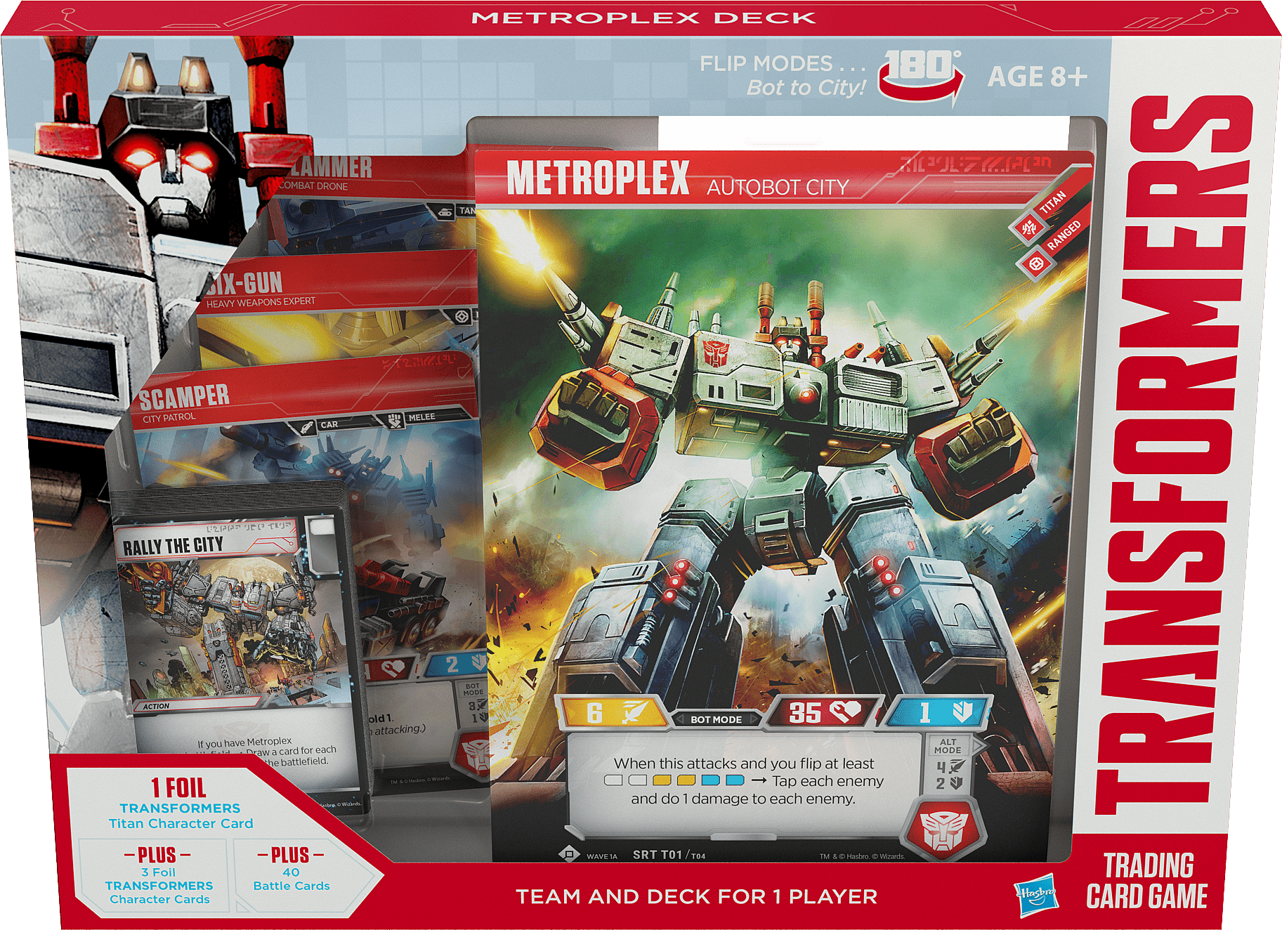 Coperta Transformers Trading Card Game: Metroplex