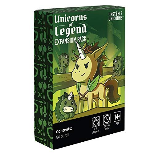 Unstable Unicorns: Unicorns of Legend Expansion Pack box art