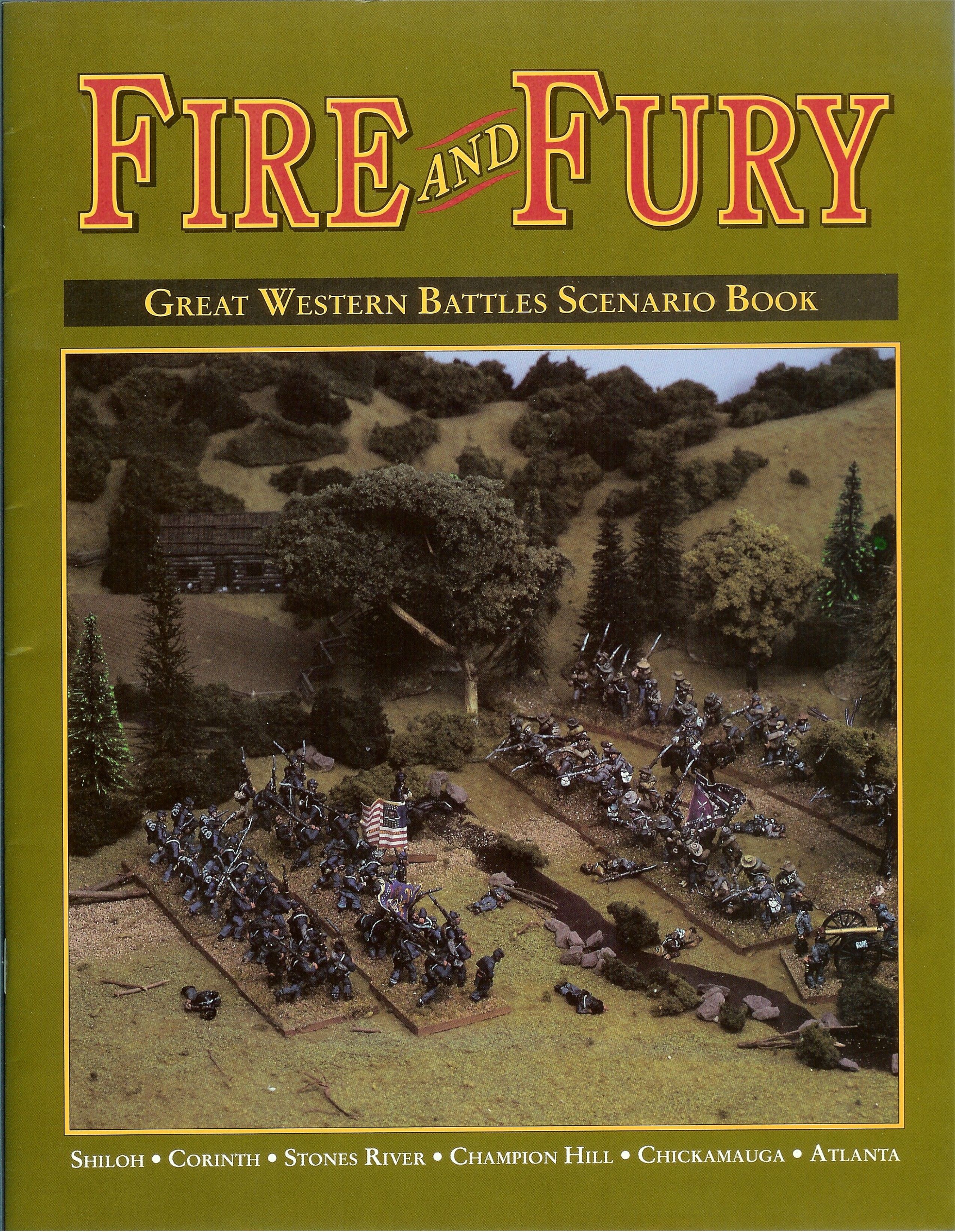 Coperta Fire and Fury: Great Western Battles Scenario Book