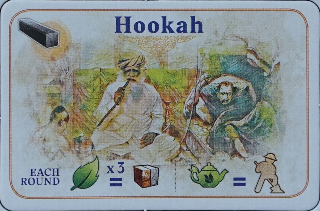 Alubari: A Nice Cup of Tea – Hookah box art