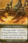 Folklore: The Affliction – Giant Scorpion Promo Card