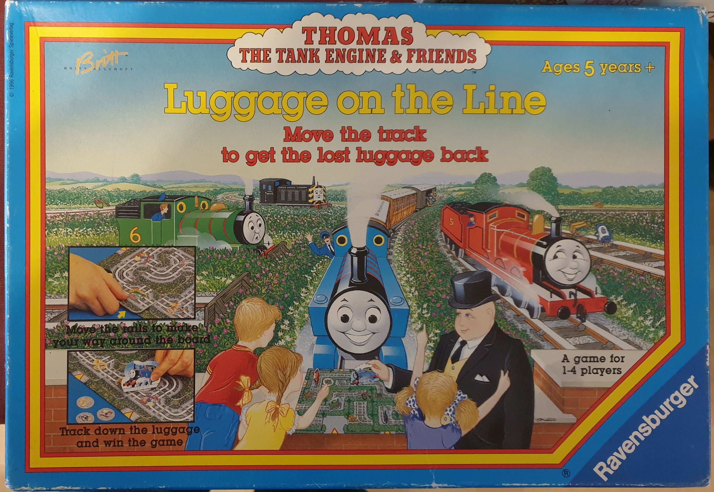 Thomas the Tank Engine and Friends Luggage on the Line box art