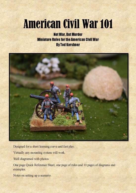 American Civil War 101: Not War but Murder – Miniature Rules for the American Civil War box art