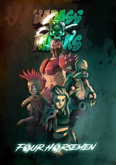 Badass Riders: Four Horsemen doboz