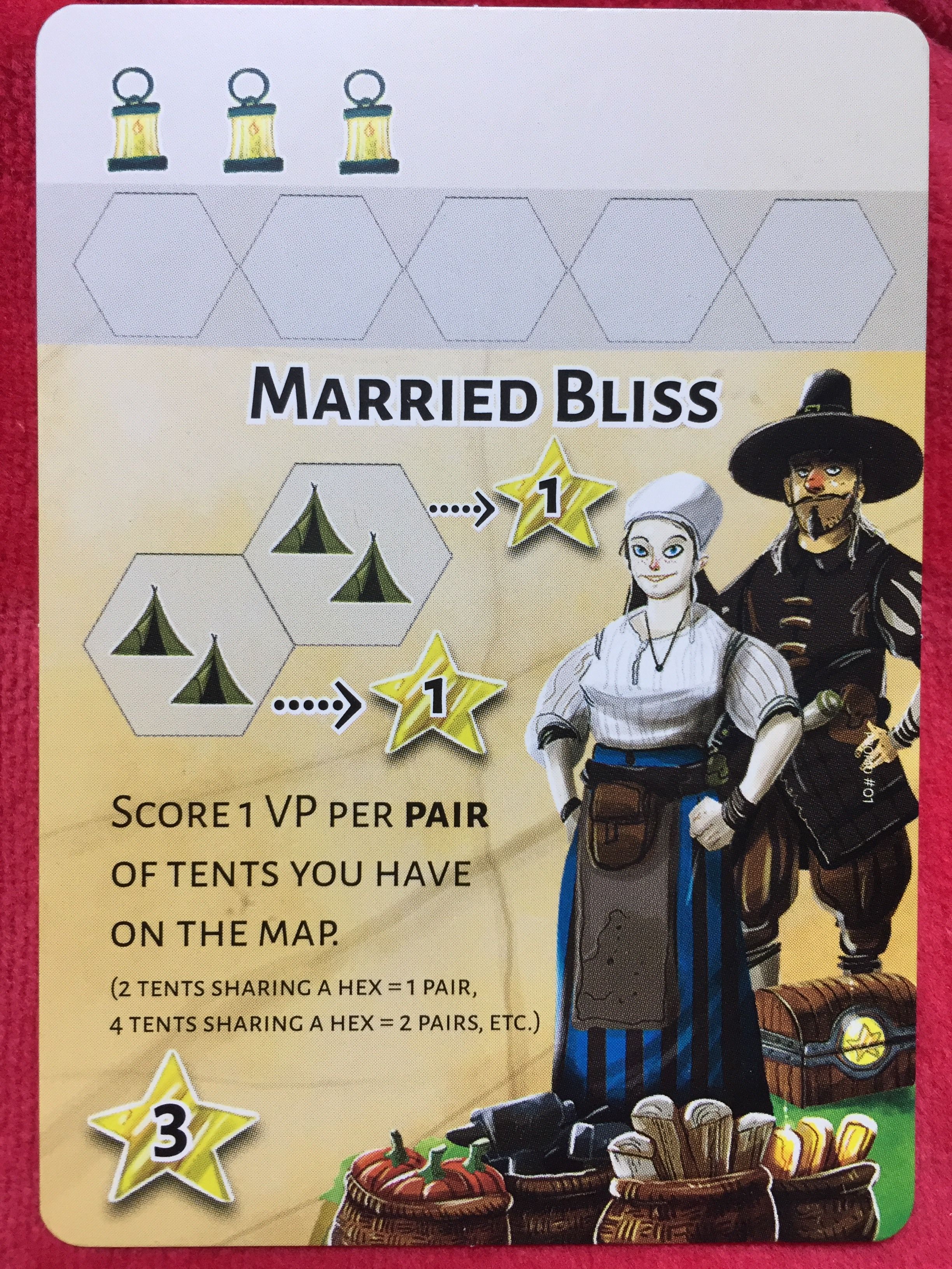 Dice Settlers: Married Bliss Promo Card doboz