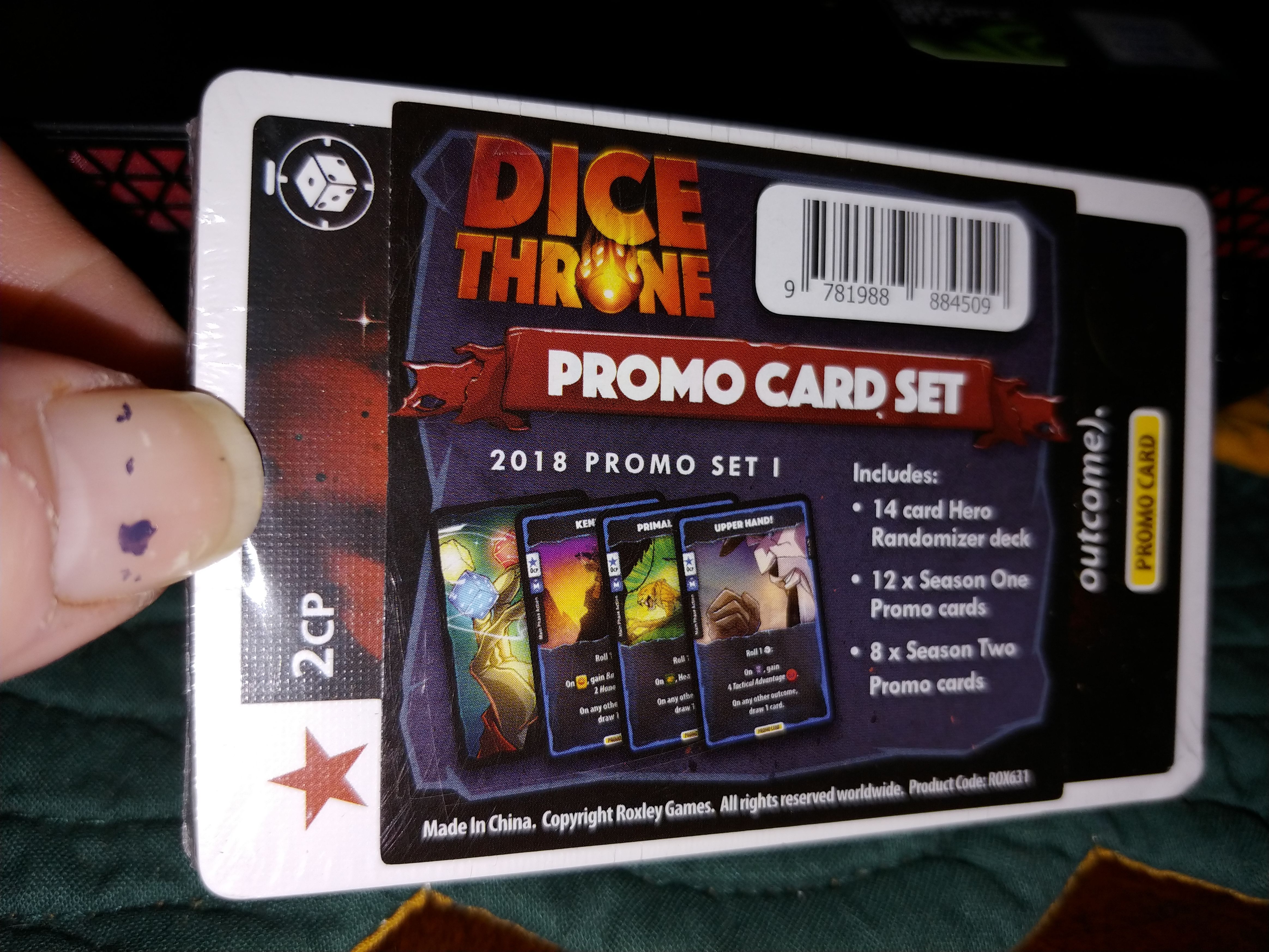 Dice Throne: Season Two Promo Card Set box art