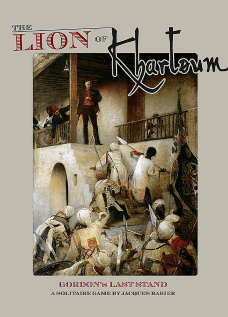 The Lion of Khartoum: Gordon's Last Stand box art