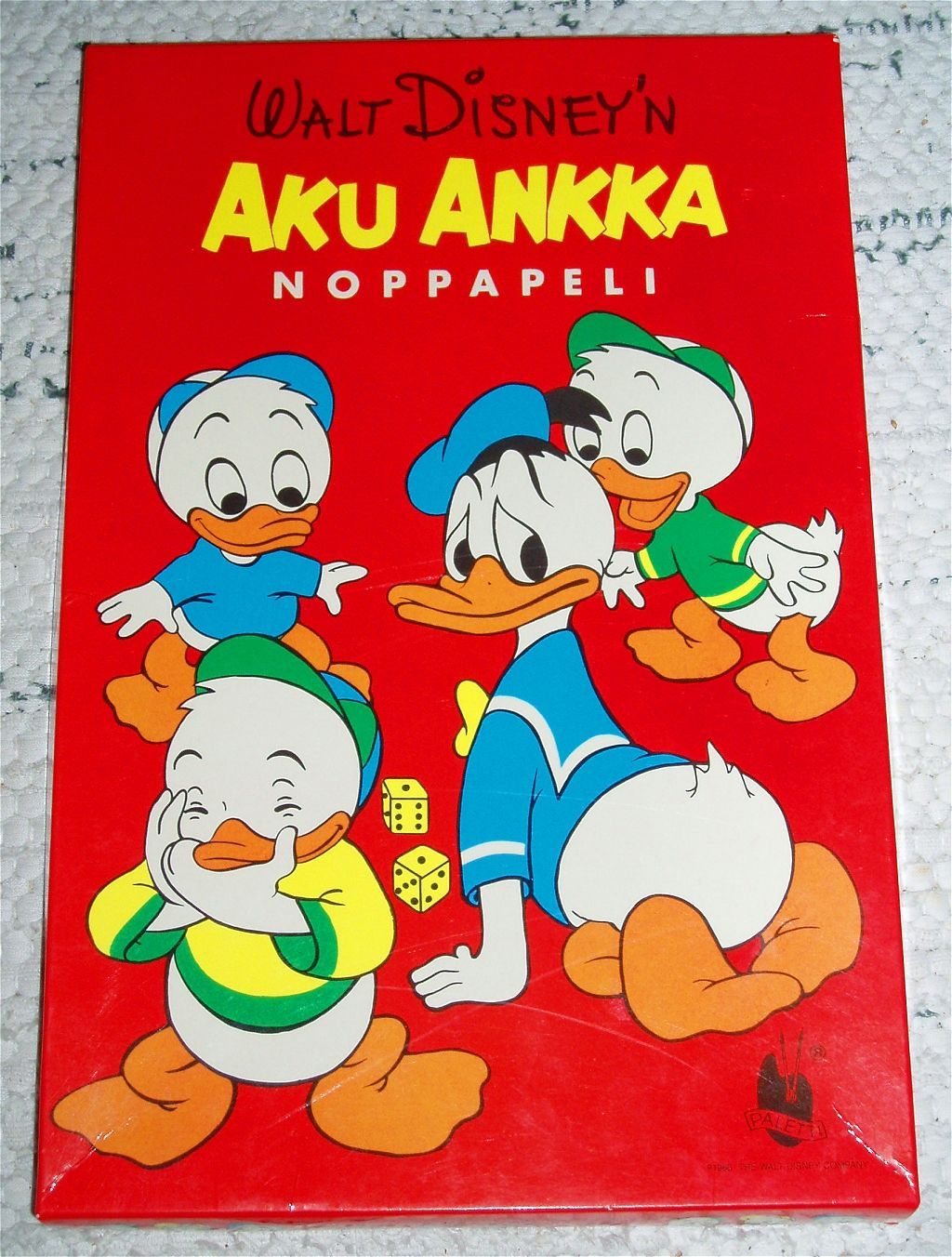 Walt Disney'n Aku Ankka -noppapeli box art