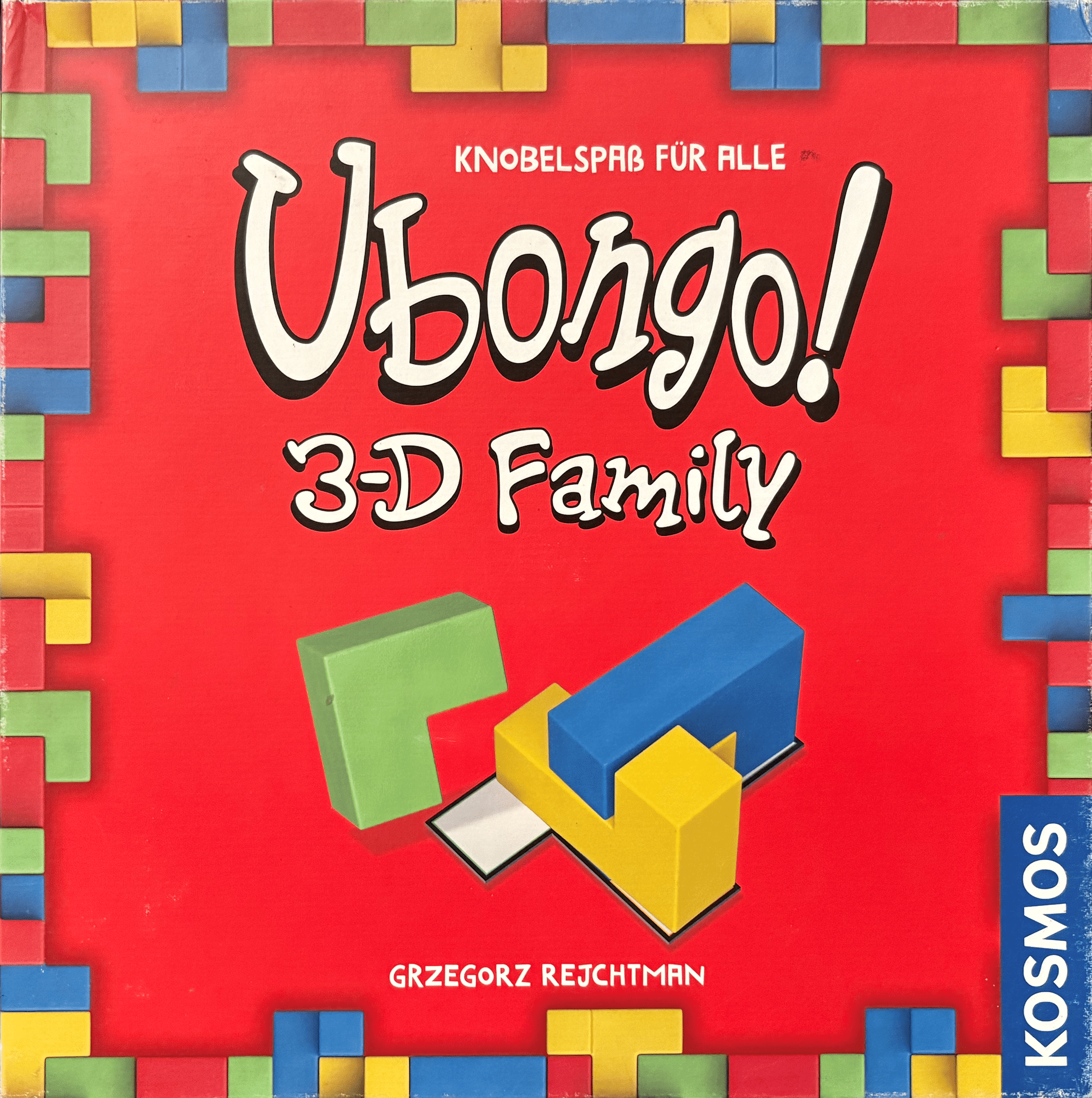 Ubongo!: 3-D Family box art