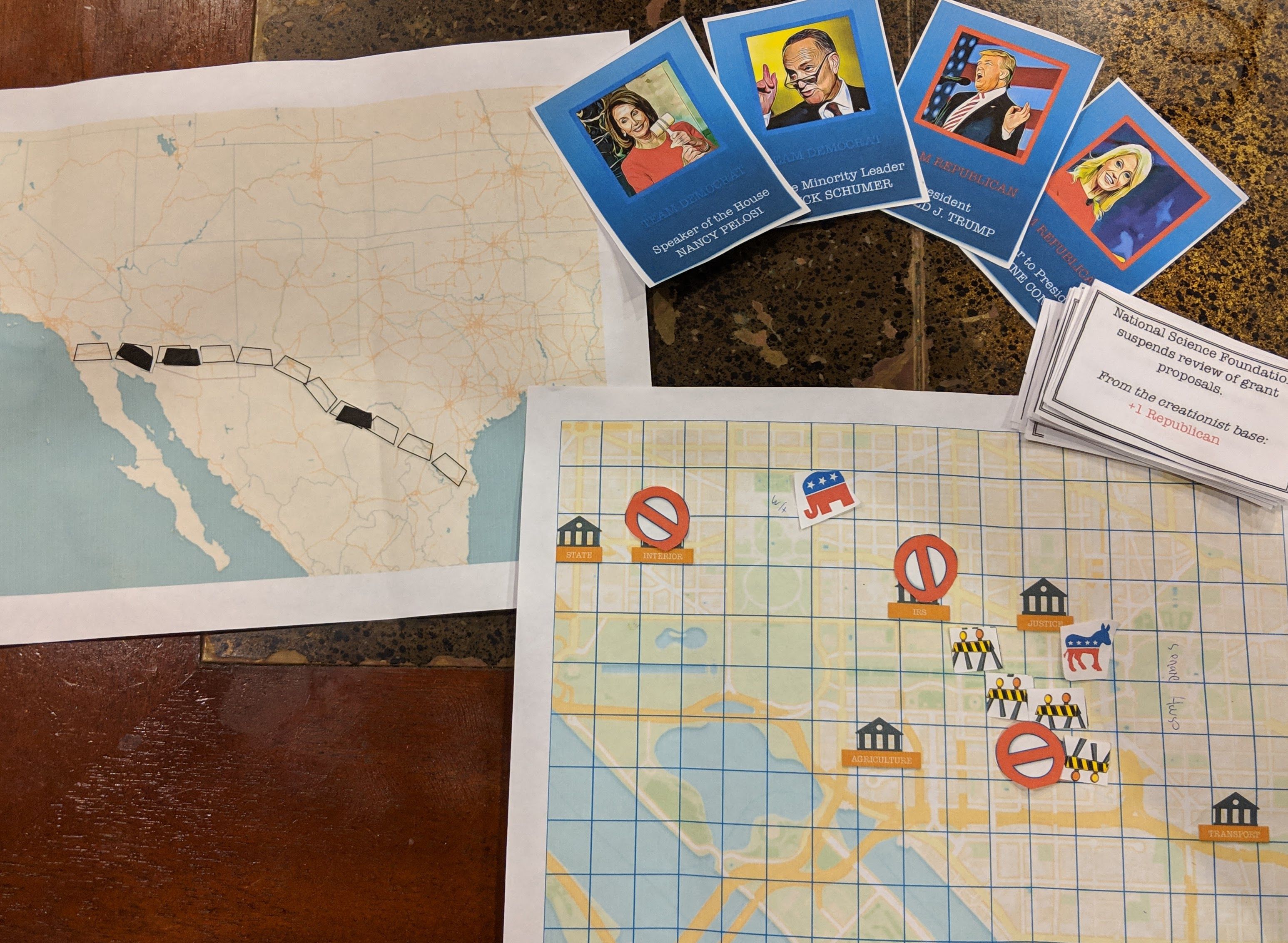 Furloughed Friends: A Government Shutdown Game box art