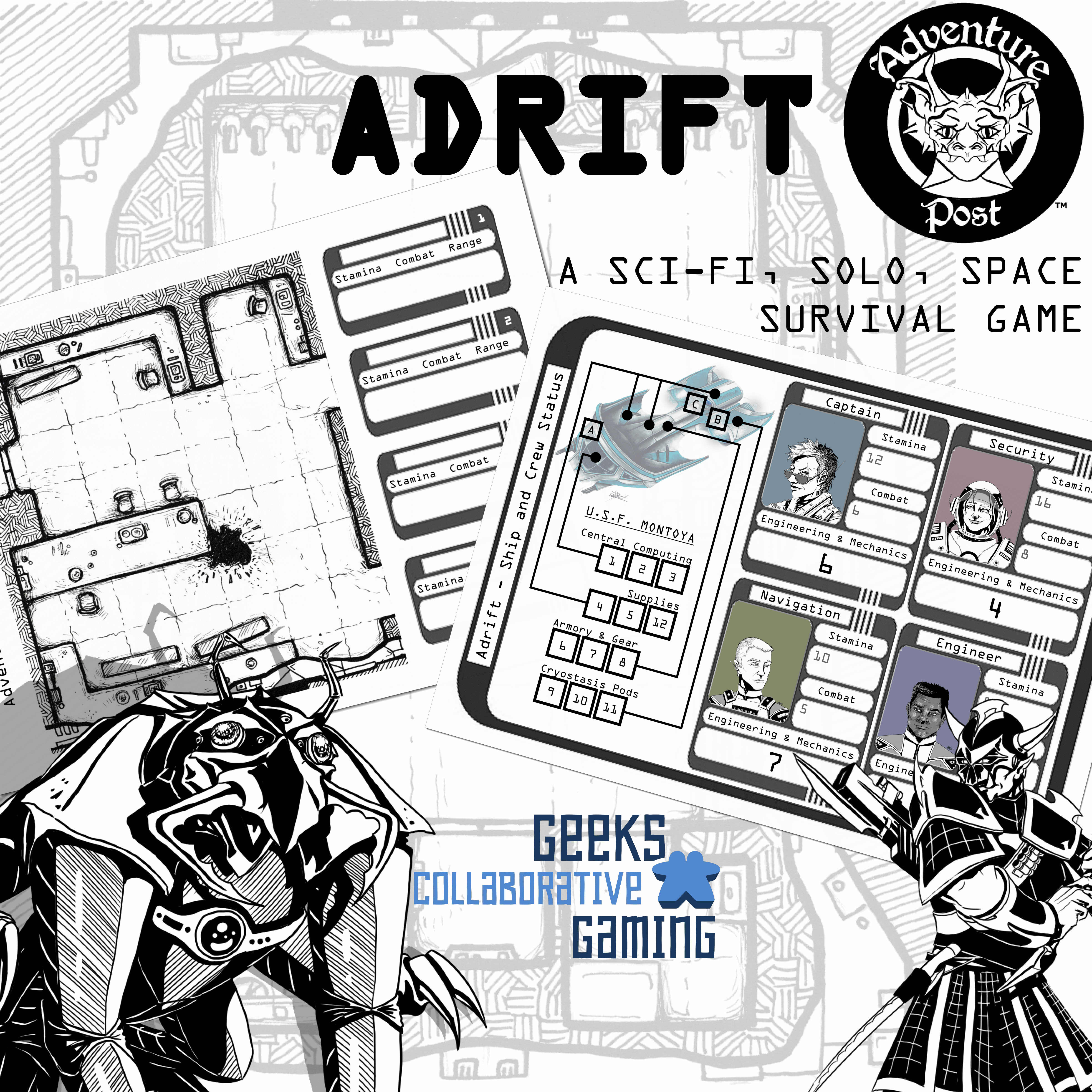 Coperta Adventure Post: Adrift