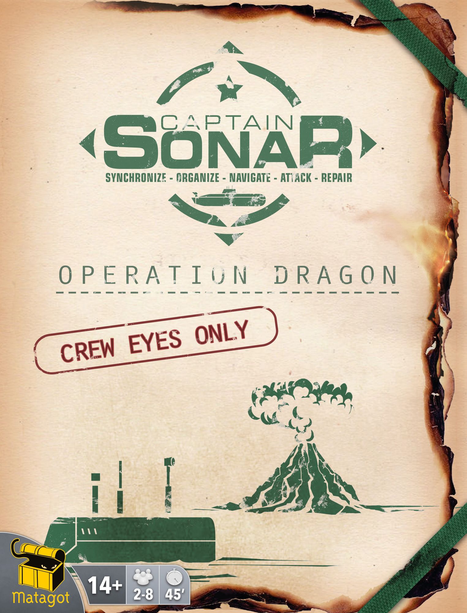 Captain Sonar: Operation Dragon doboz