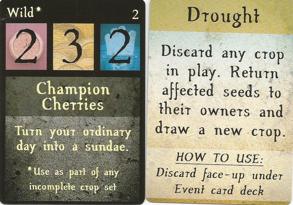 3 Seeds: Reap Where You Sow – Wild / Drought Promo Cards box art