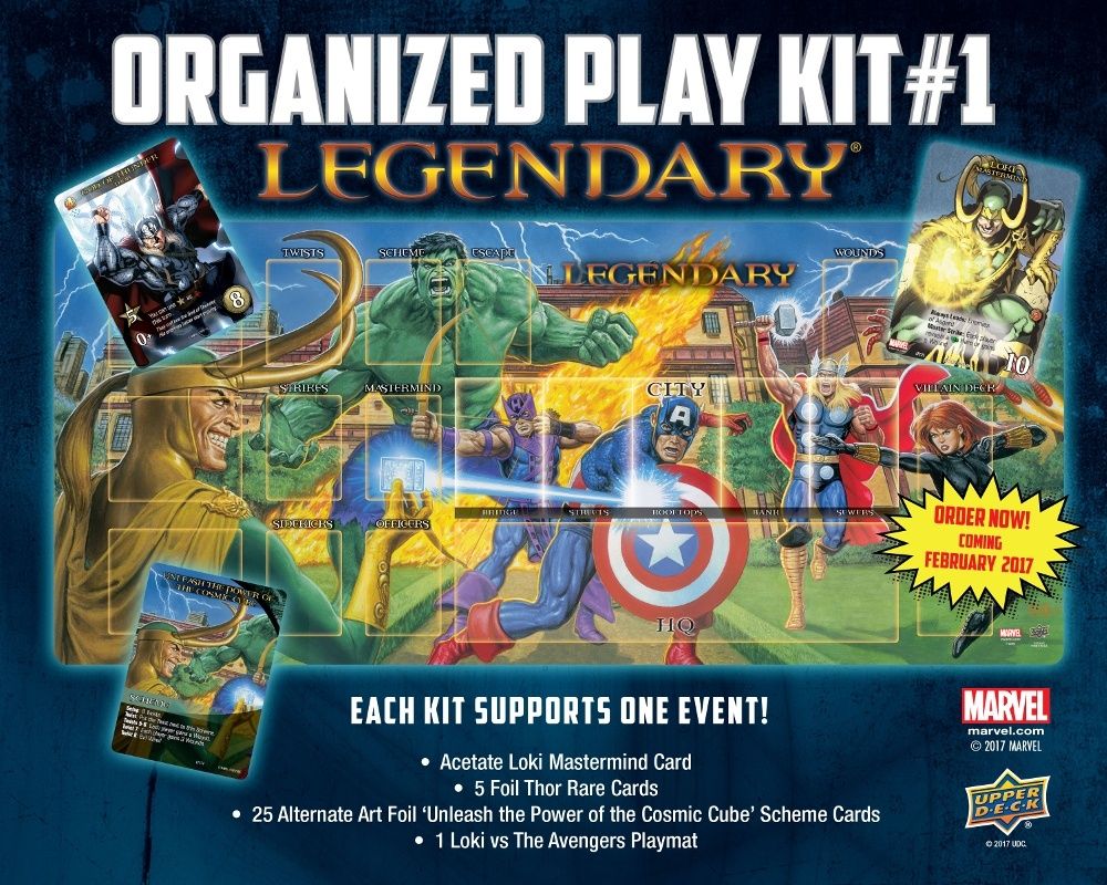 Legendary: A Marvel Deck Building Game – Organized Play Kit #1 doboz