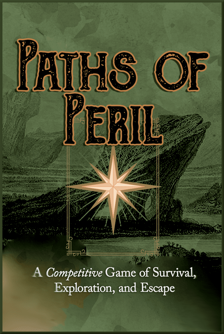 Paths of Peril: A Mysterious Island Card Game doboz