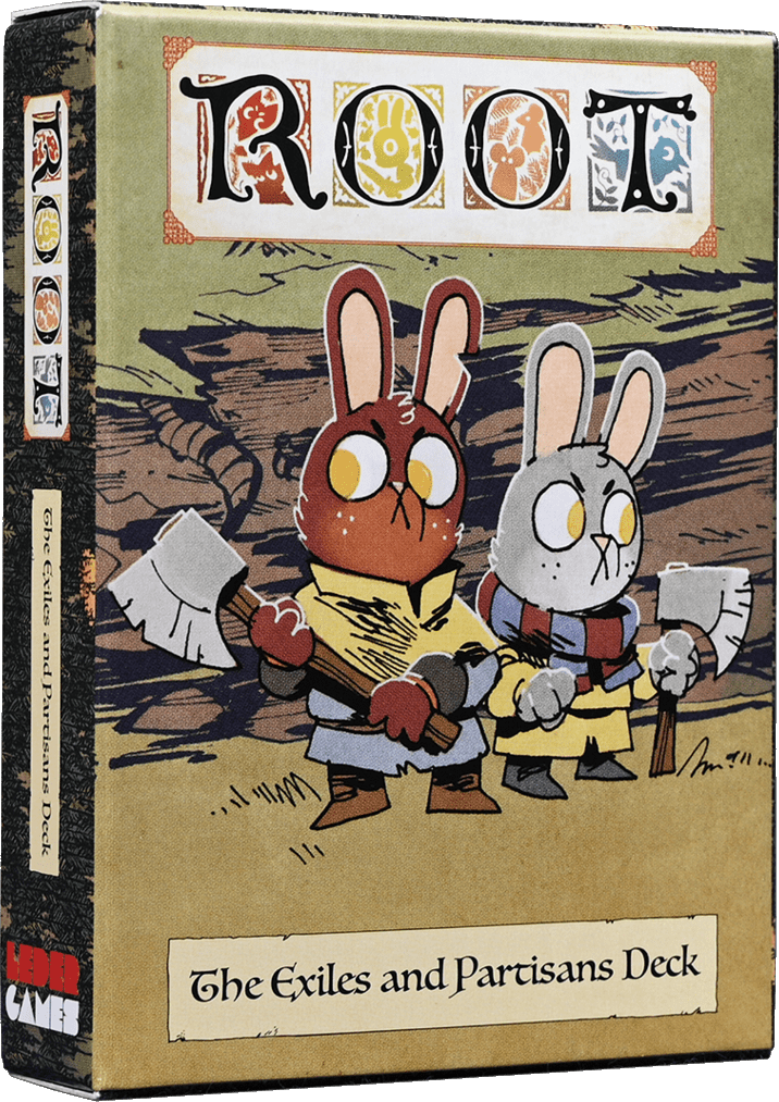Root: The Exiles and Partisans Deck doboz