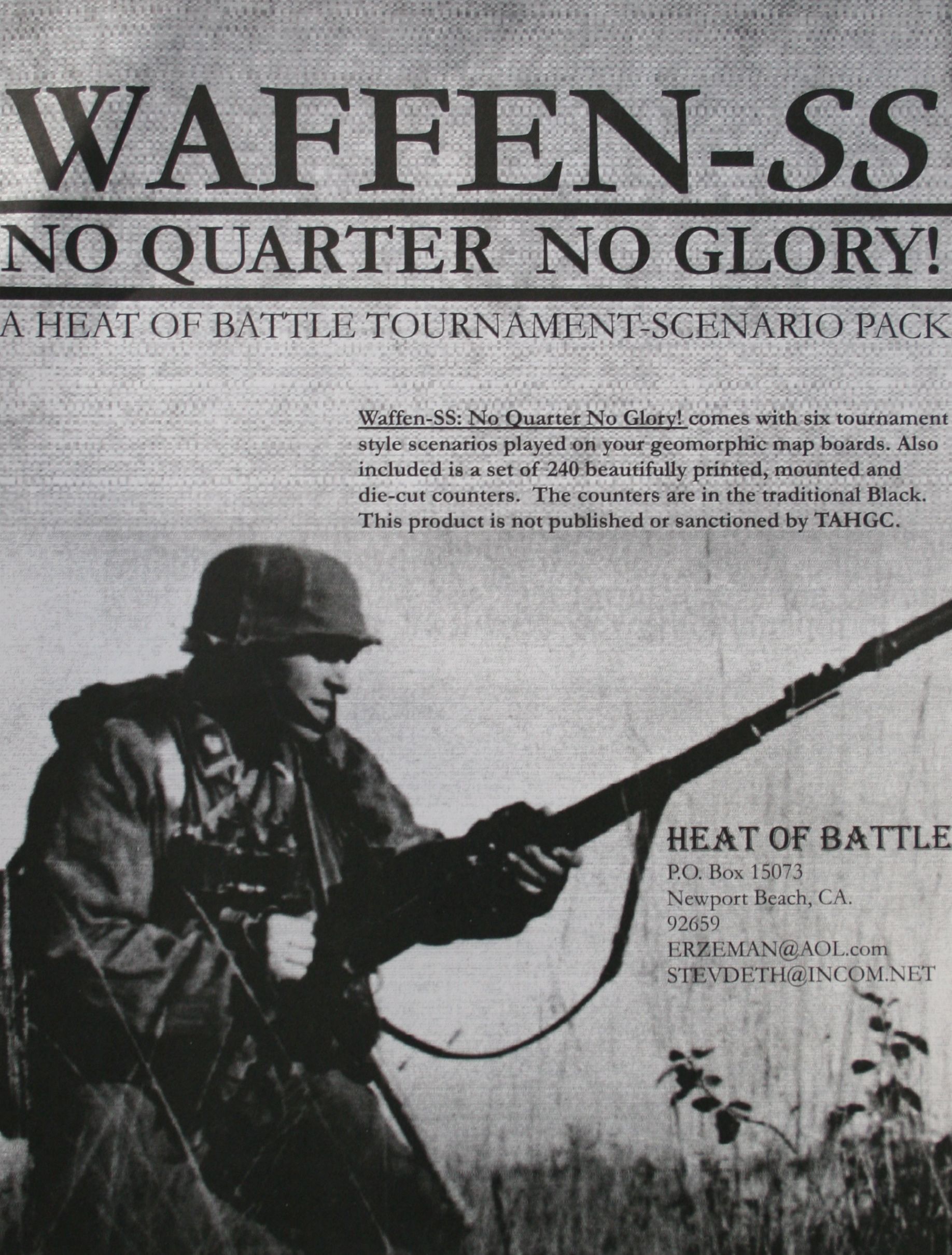 Waffen-SS: No Quarter No Glory box art