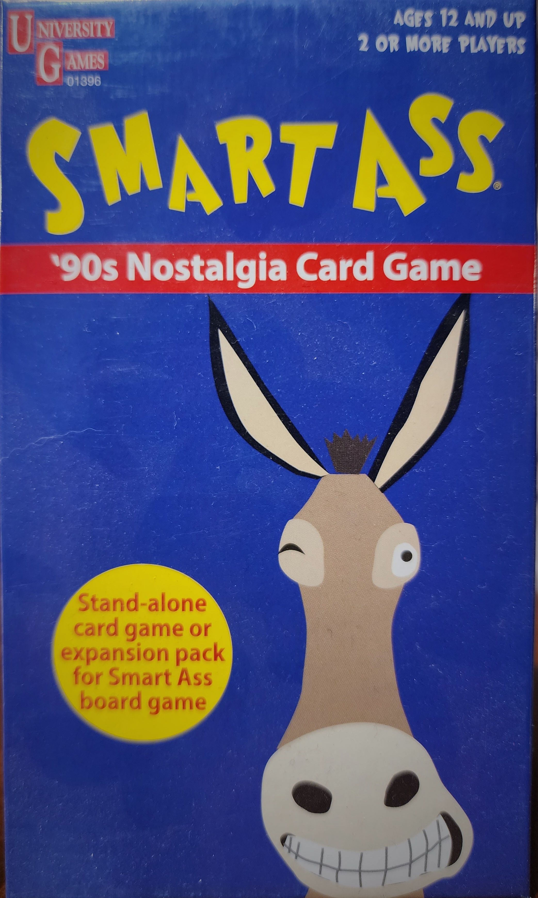 Smart Ass: 90's Nostalgia Card Game box art