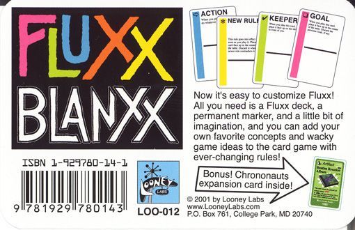 Fluxx Blanxx box art