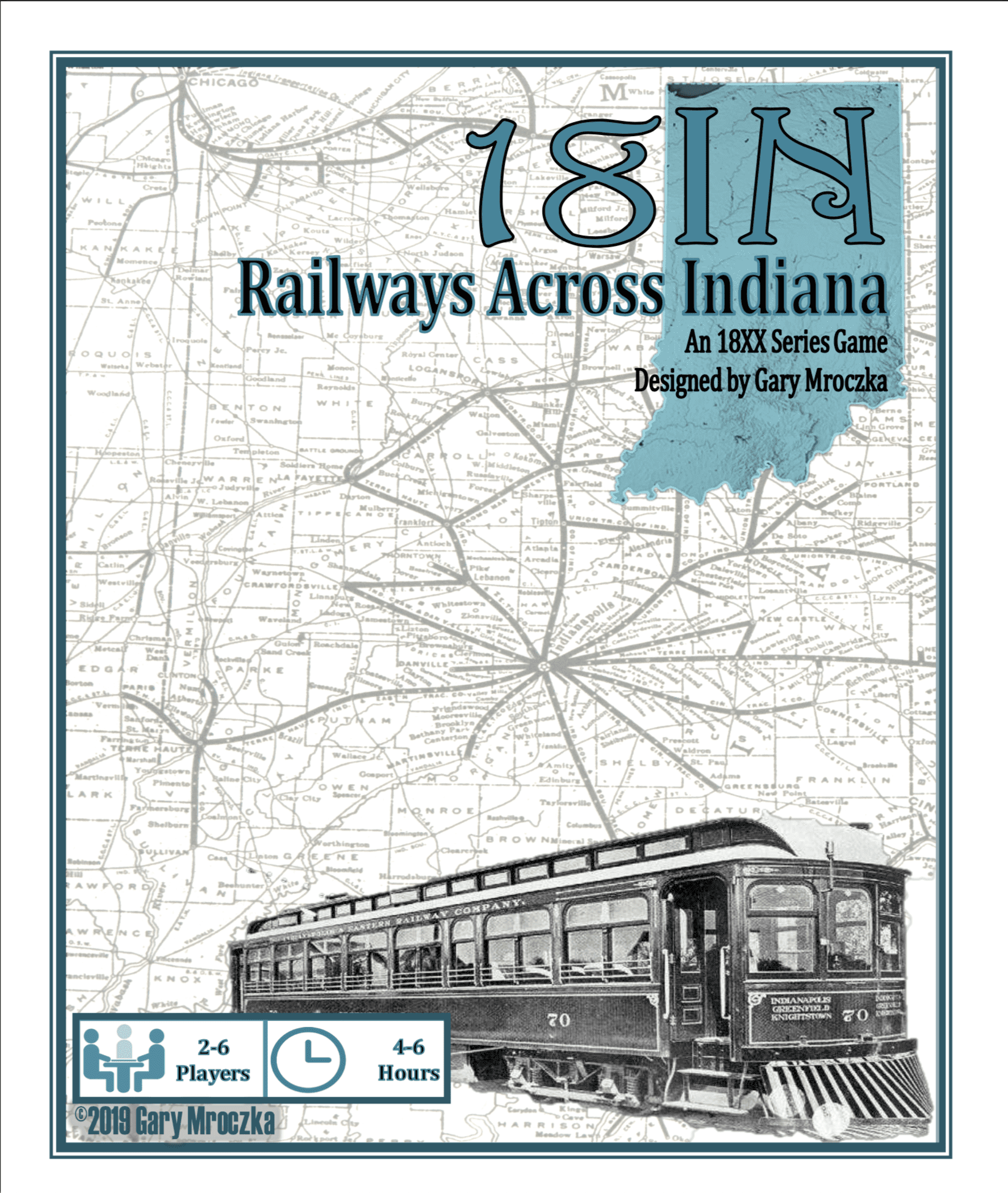 18IN: Railways Across Indiana box art
