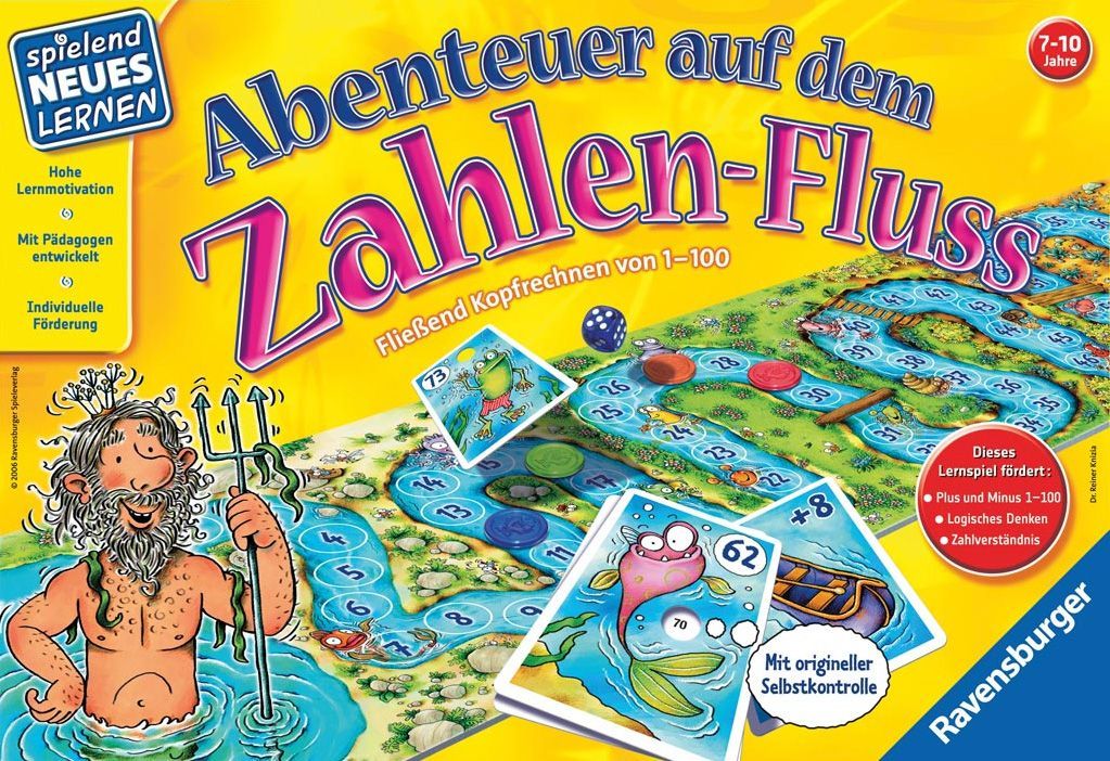 Abenteuer auf dem Zahlen-Fluss box art