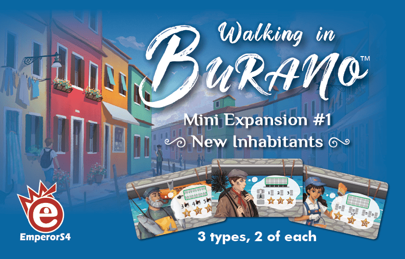 Walking in Burano: Mini Expansion 1 – New Inhabitants box art