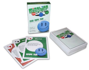 Mischief Mini Golf Card Game box art