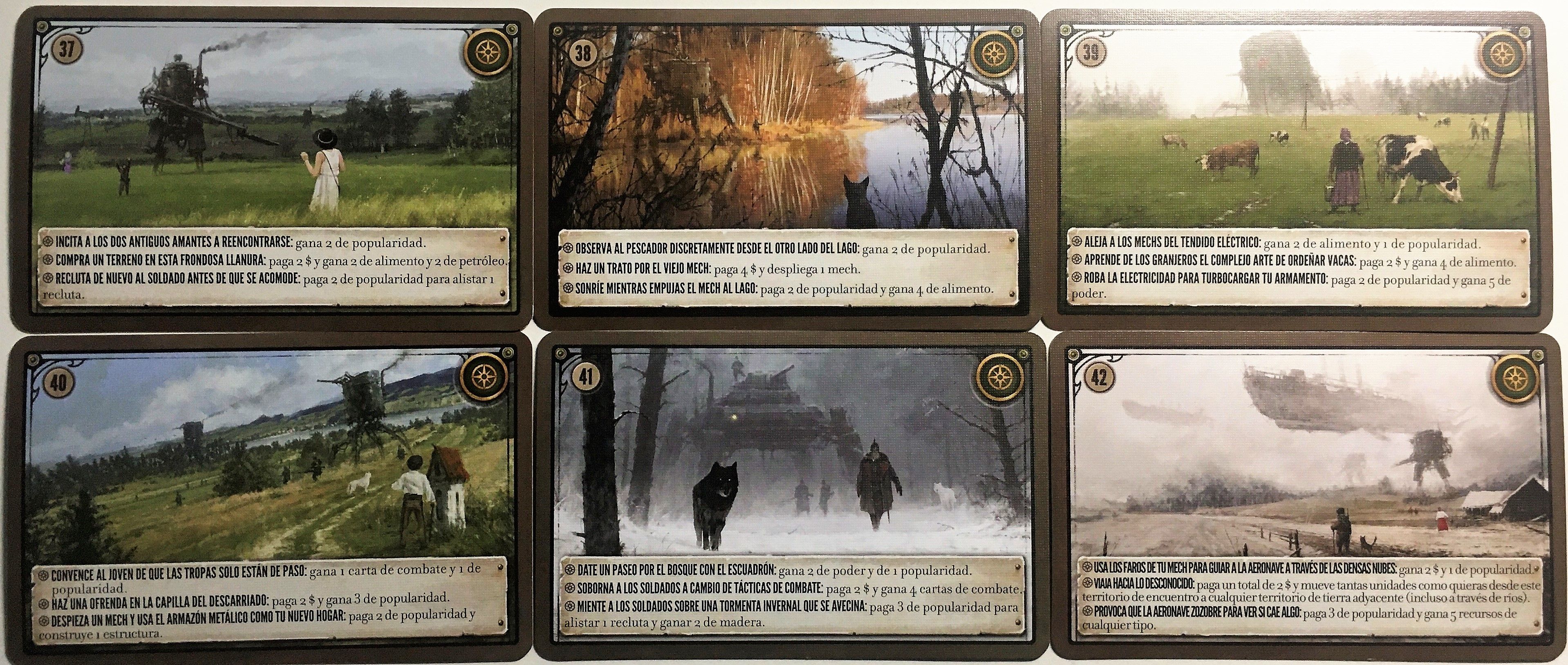 Scythe: Bonus Promo Pack – 6 Promo Encounter Cards numbers 37-42 box art
