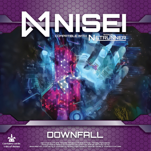 Downfall: Ashes – Part 1 (fan expansion for Android: Netrunner) box art