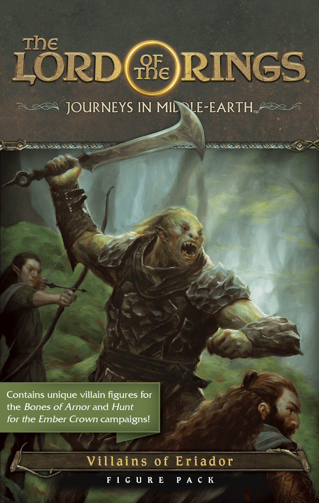 The Lord of the Rings: Journeys in Middle-earth – Villains of Eriador Figure Pack box art