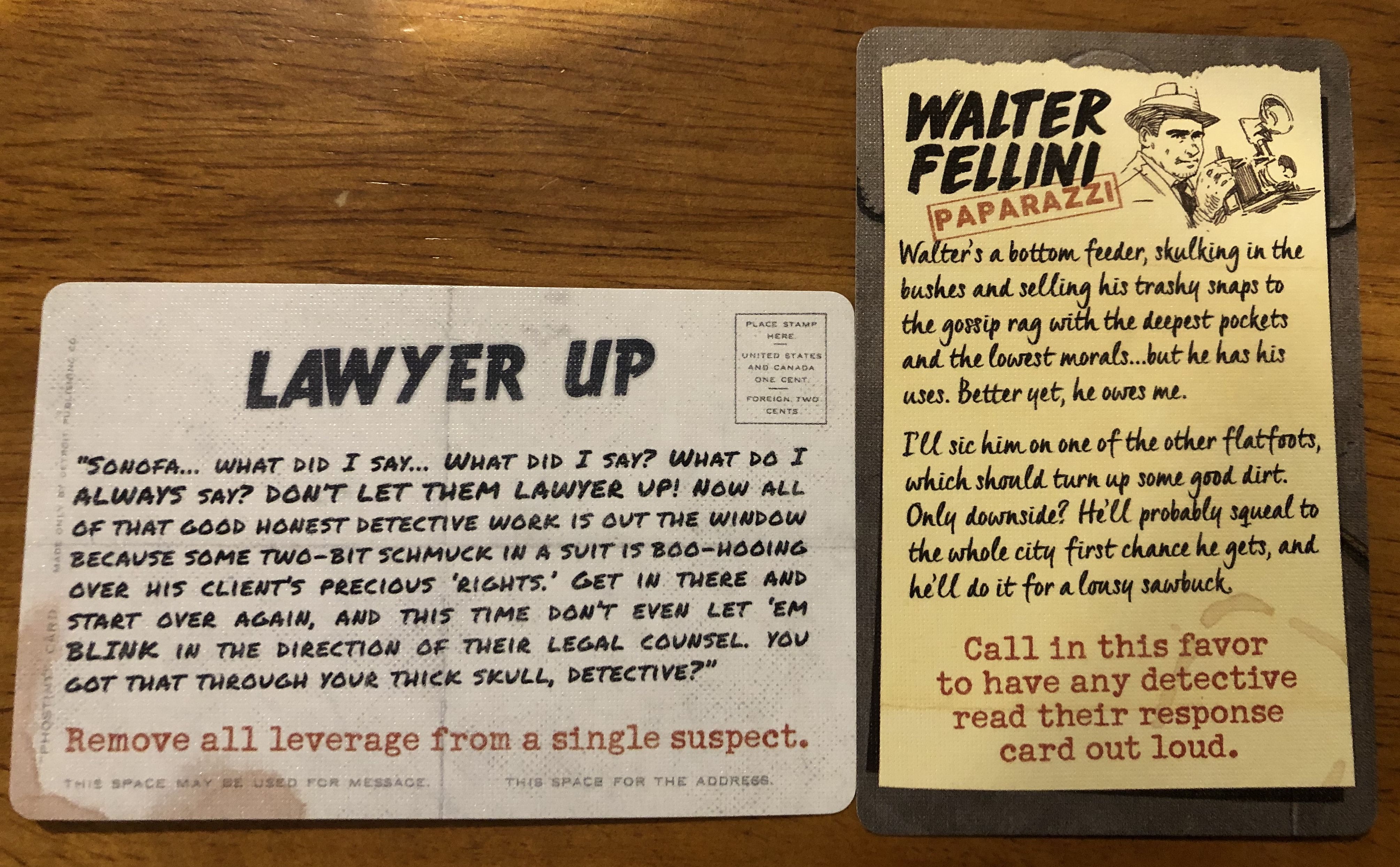 Detective: City of Angels – Secret Cabal Promo Cards doboz
