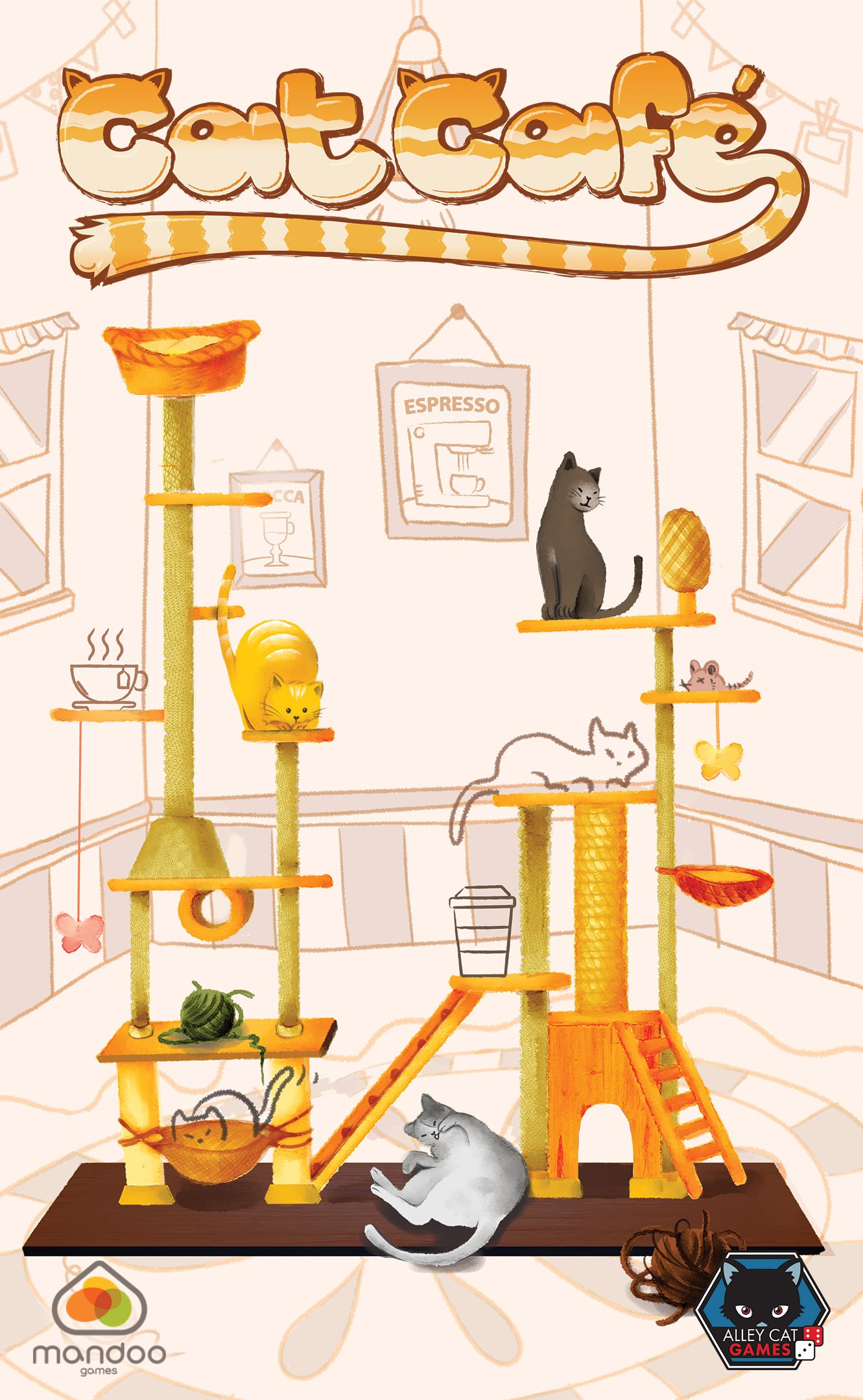 Cat Café doboz