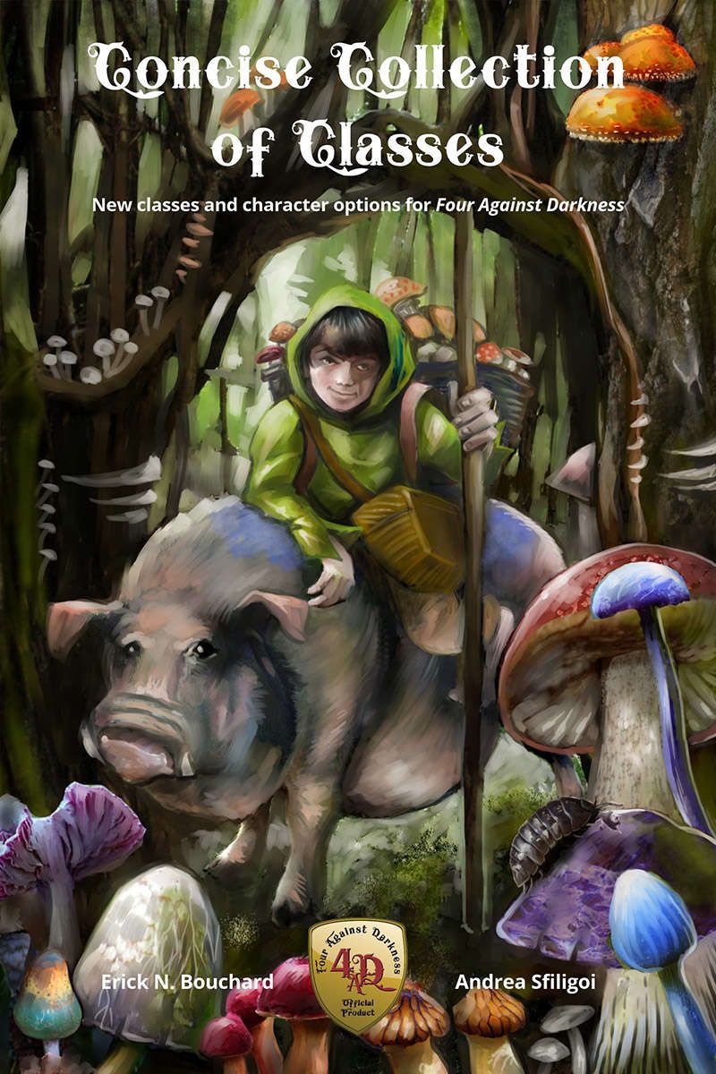 Concise Collection of Classes: New Classes and Character Options for Four Against Darkness box art
