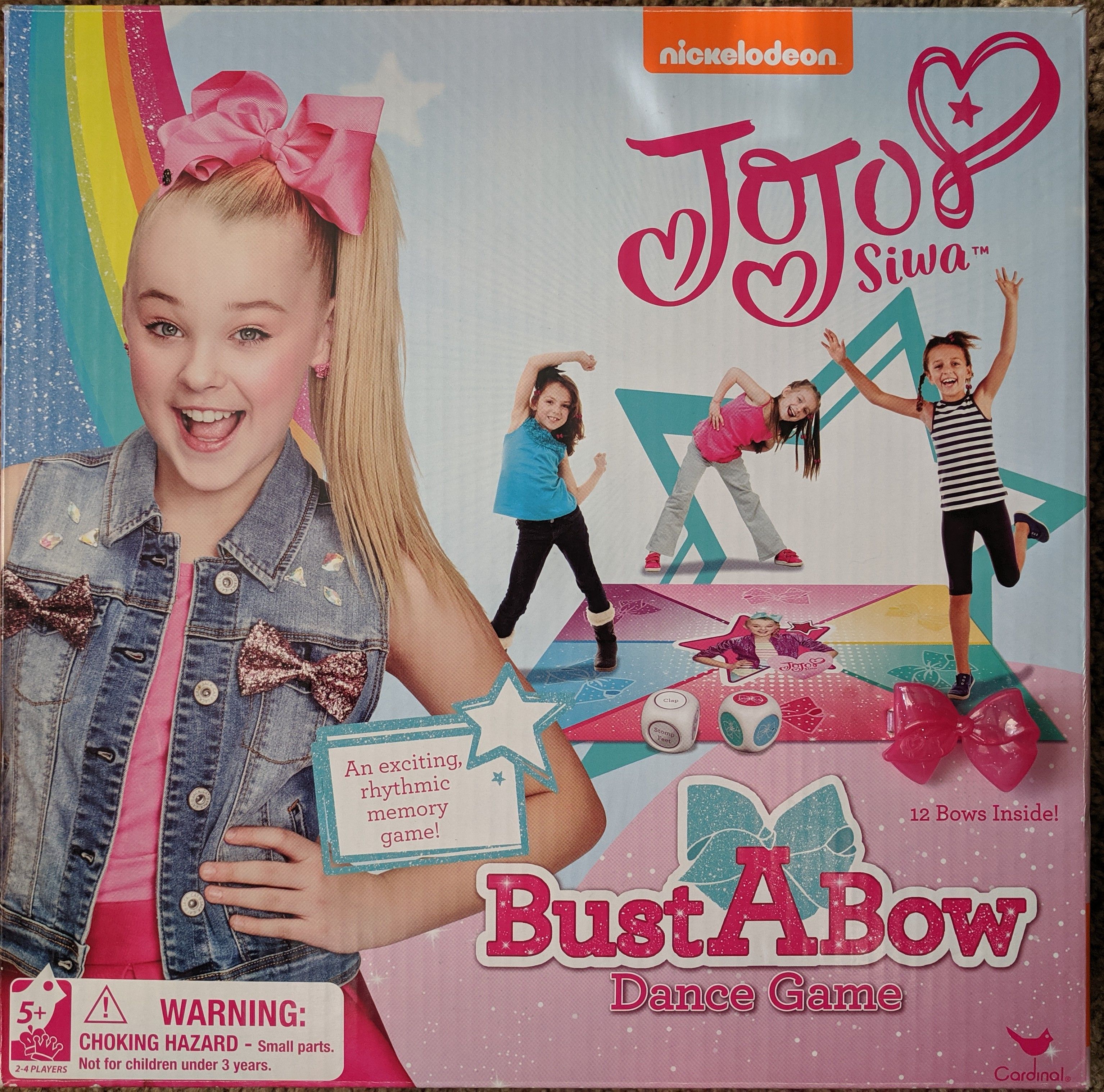 JoJo Siwa Bust A Bow Dance Game box art