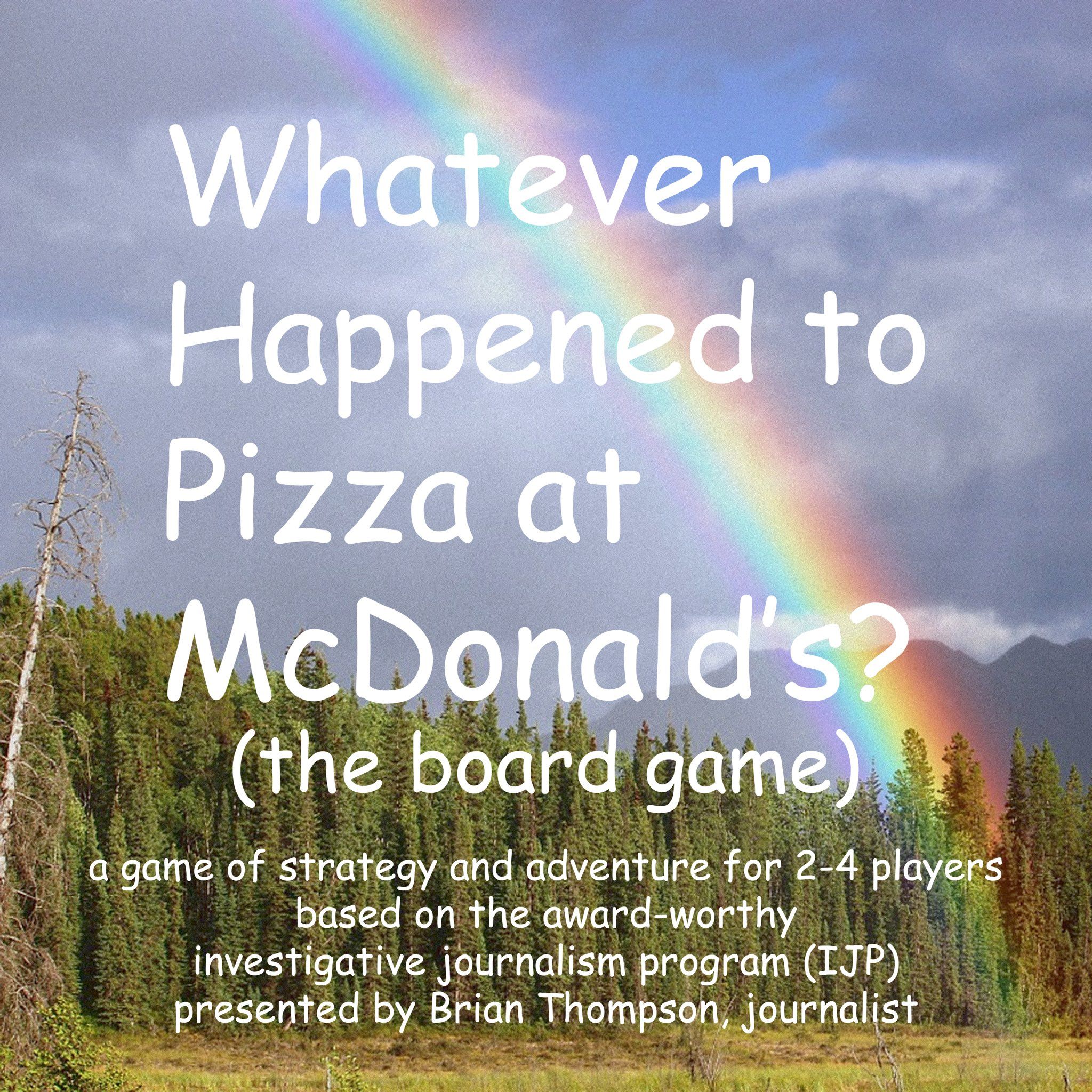 Whatever Happened to Pizza at McDonald's? (The Board Game) doboz