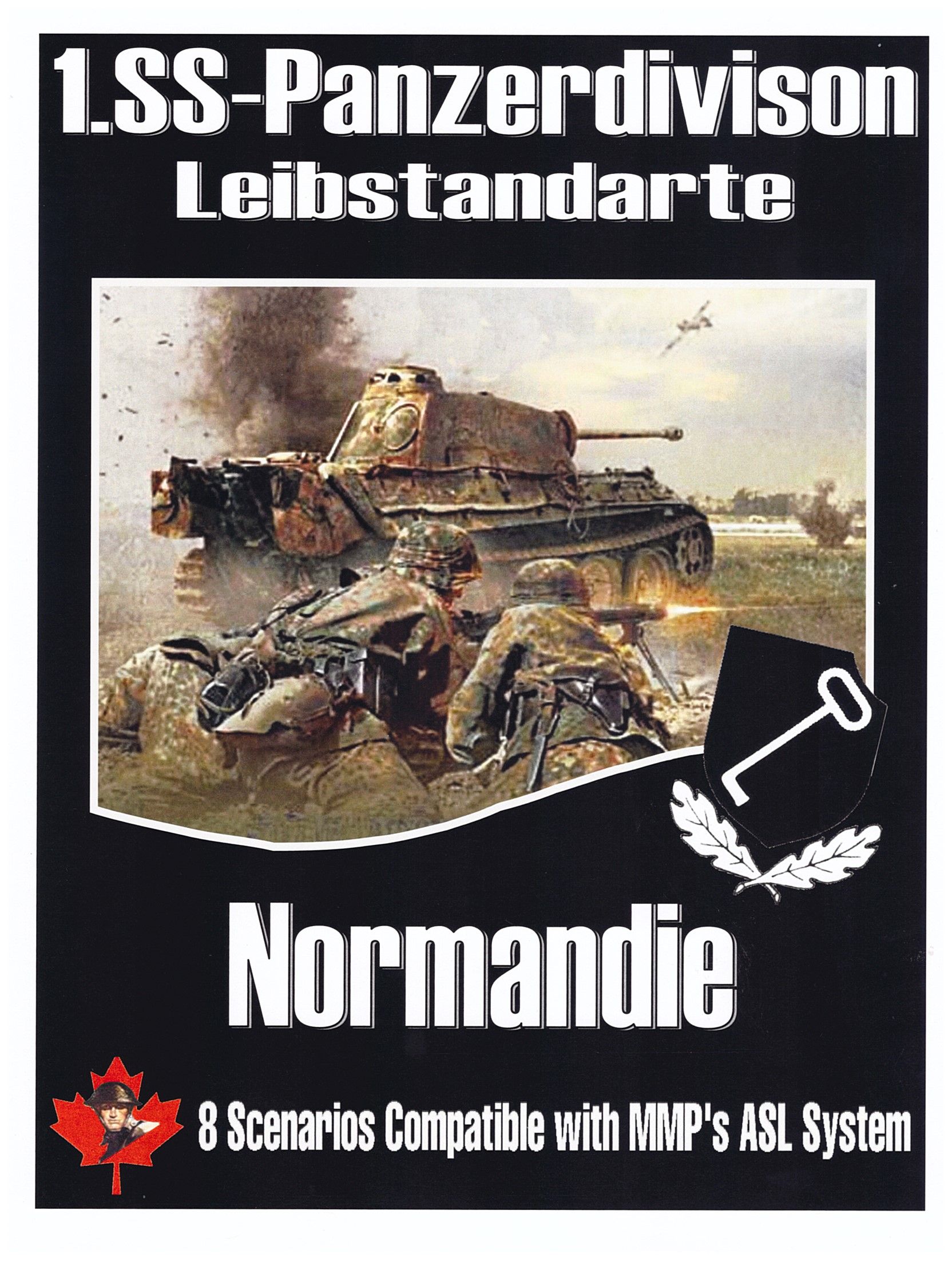 Coperta 1.SS-Panzerdivison Leibstandarte Normandie