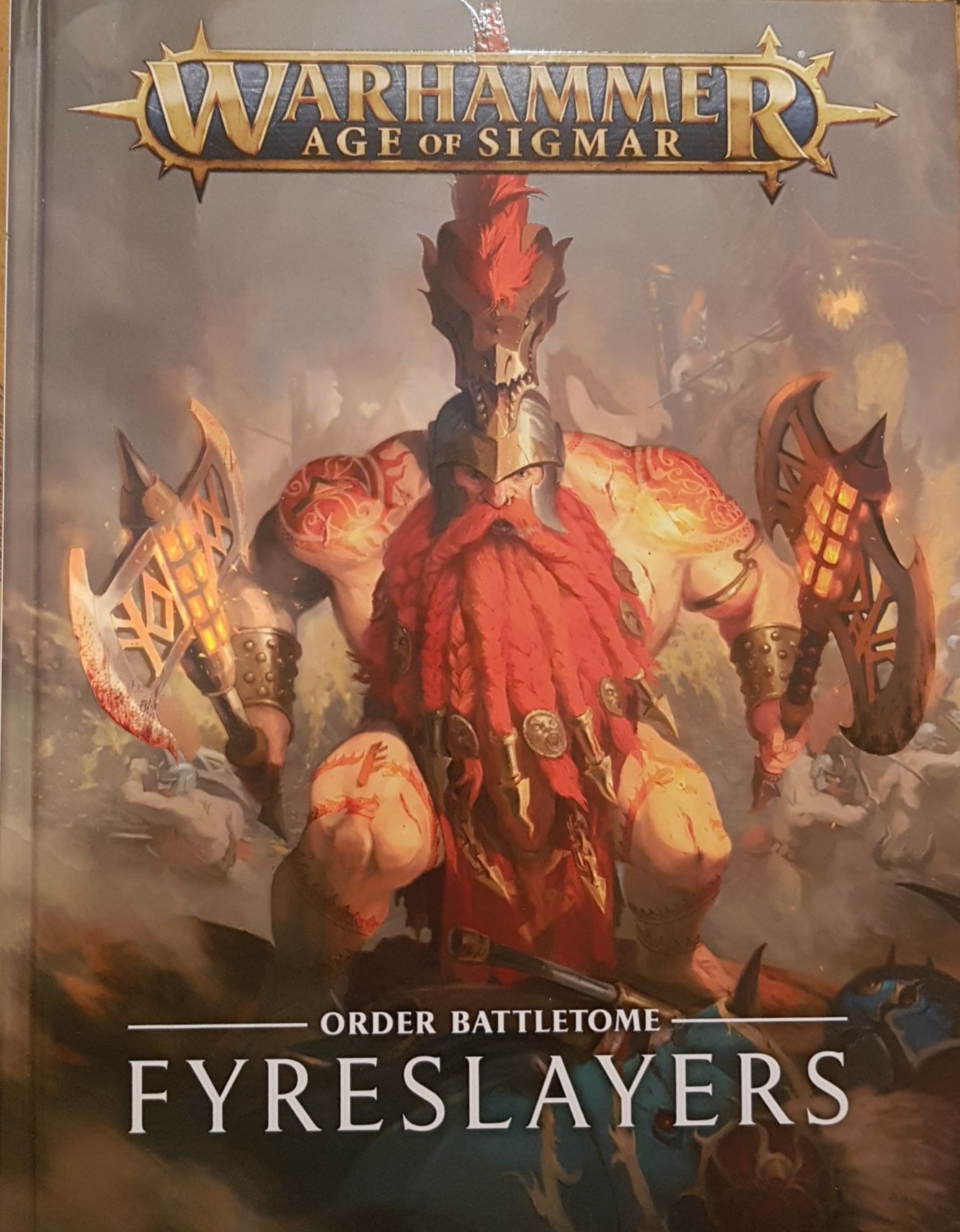 Warhammer Age of Sigmar (Second Edition): Order Battletome – Fyreslayers box art
