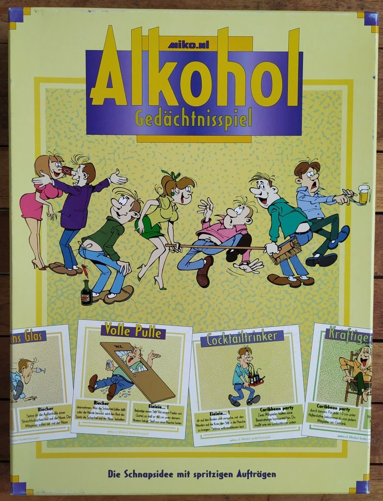 Alkohol Gedächtnisspiel doboz