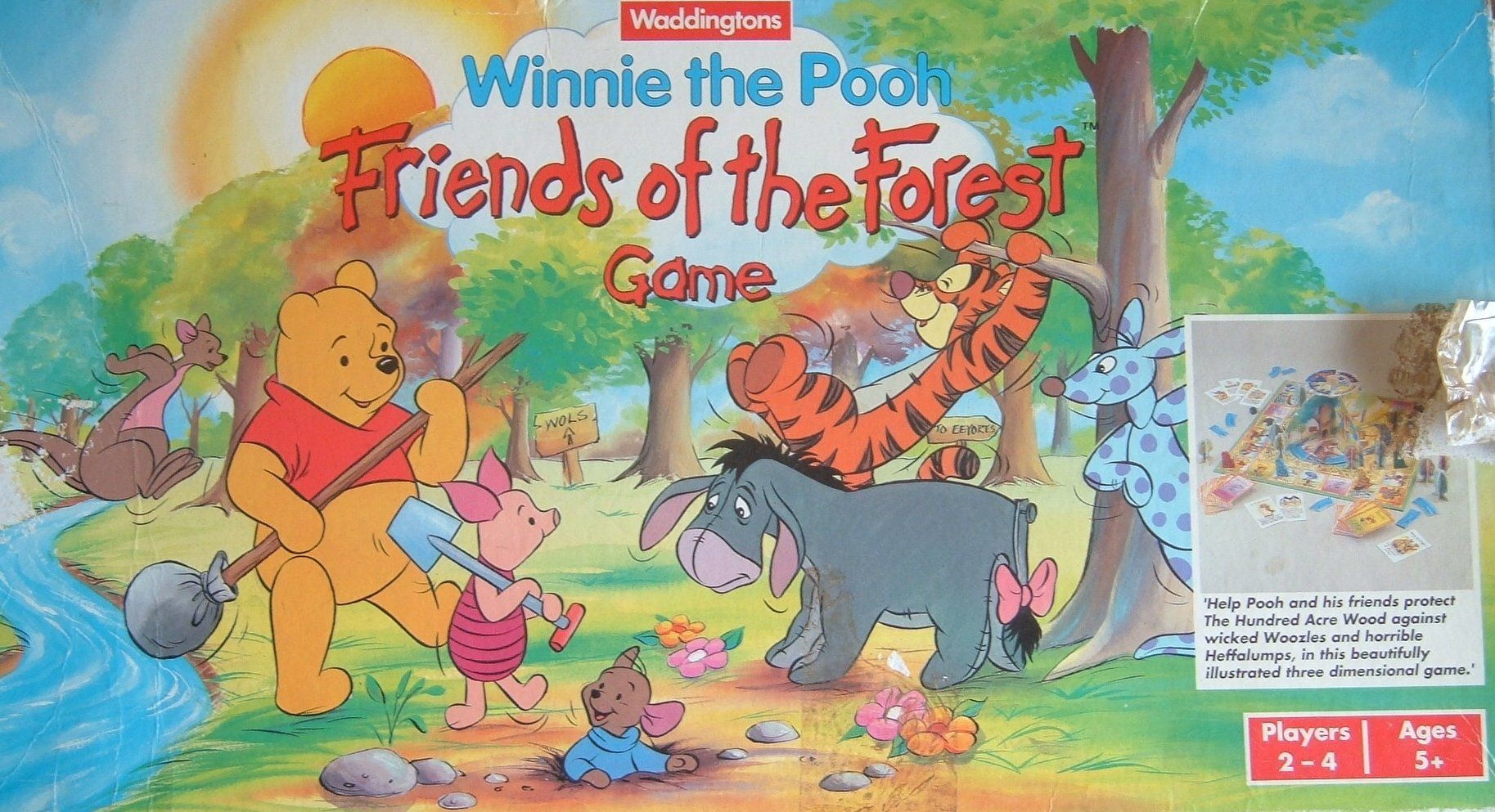 Winnie the Pooh Friends of the Forest Game box art