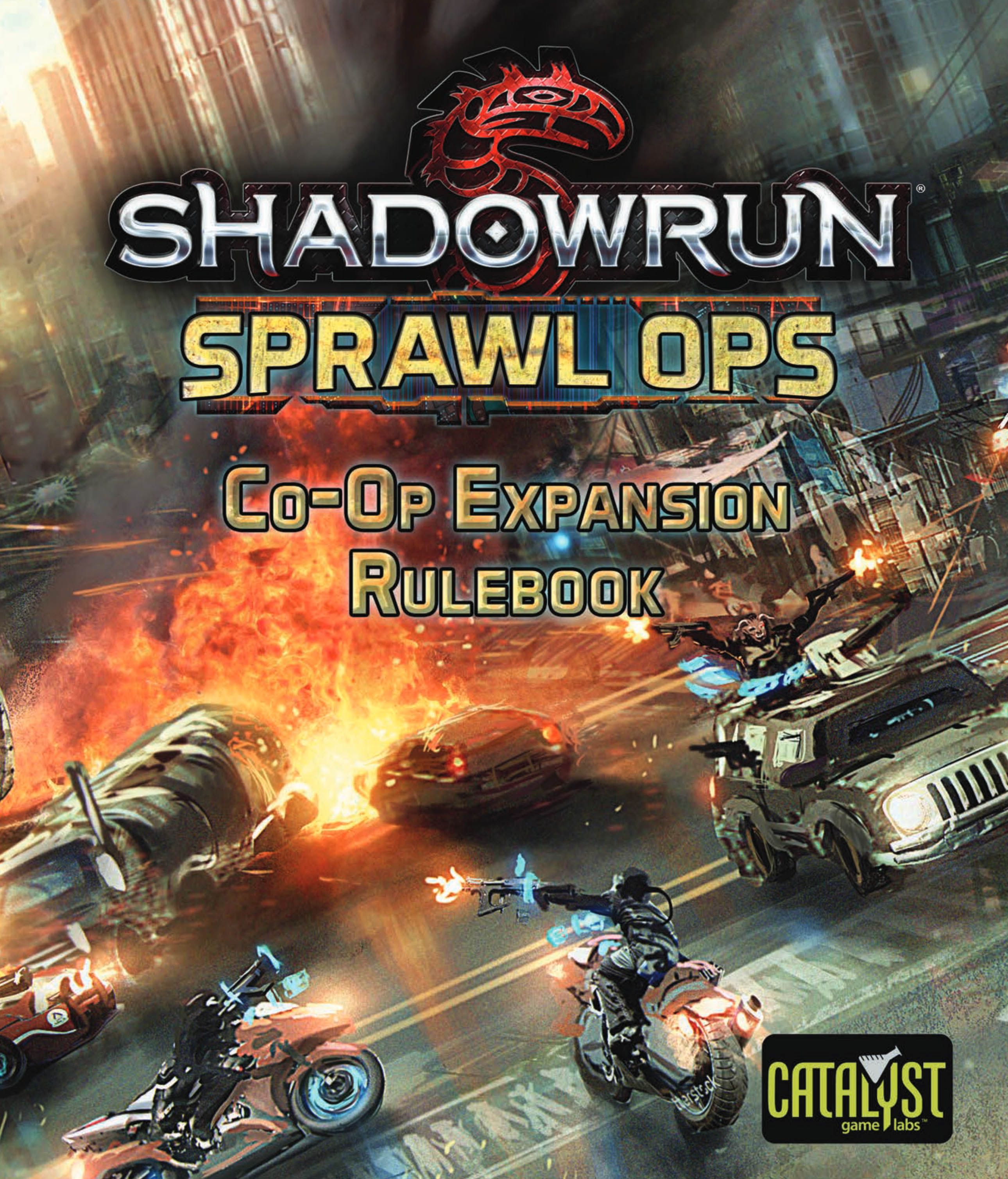 Shadowrun: Sprawl Ops – Co-Op Expansion box art