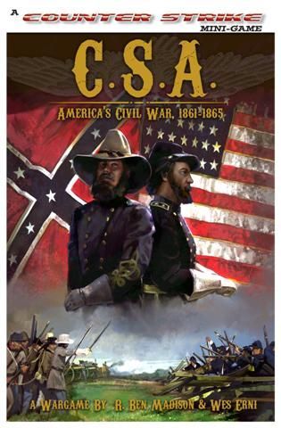 C.S.A. America's Civil War 1861-1865 box art