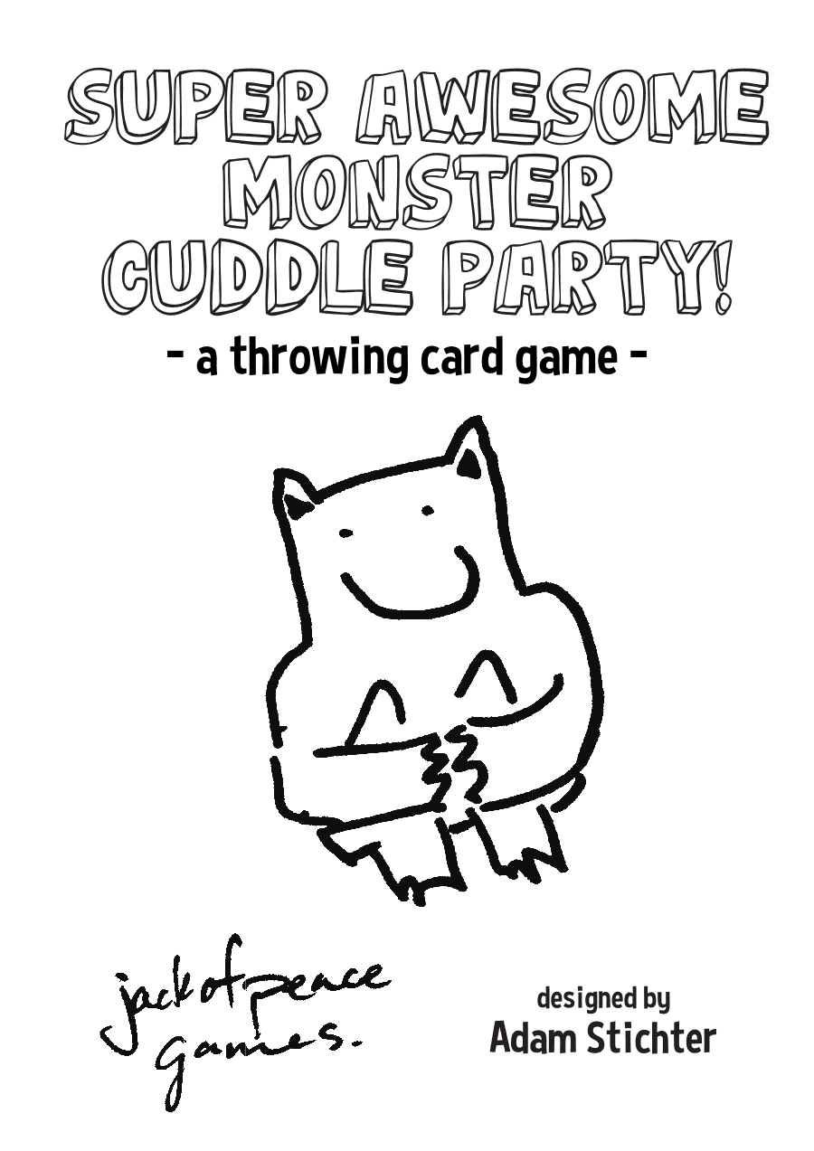 Super Awesome Monster Cuddle Party box art