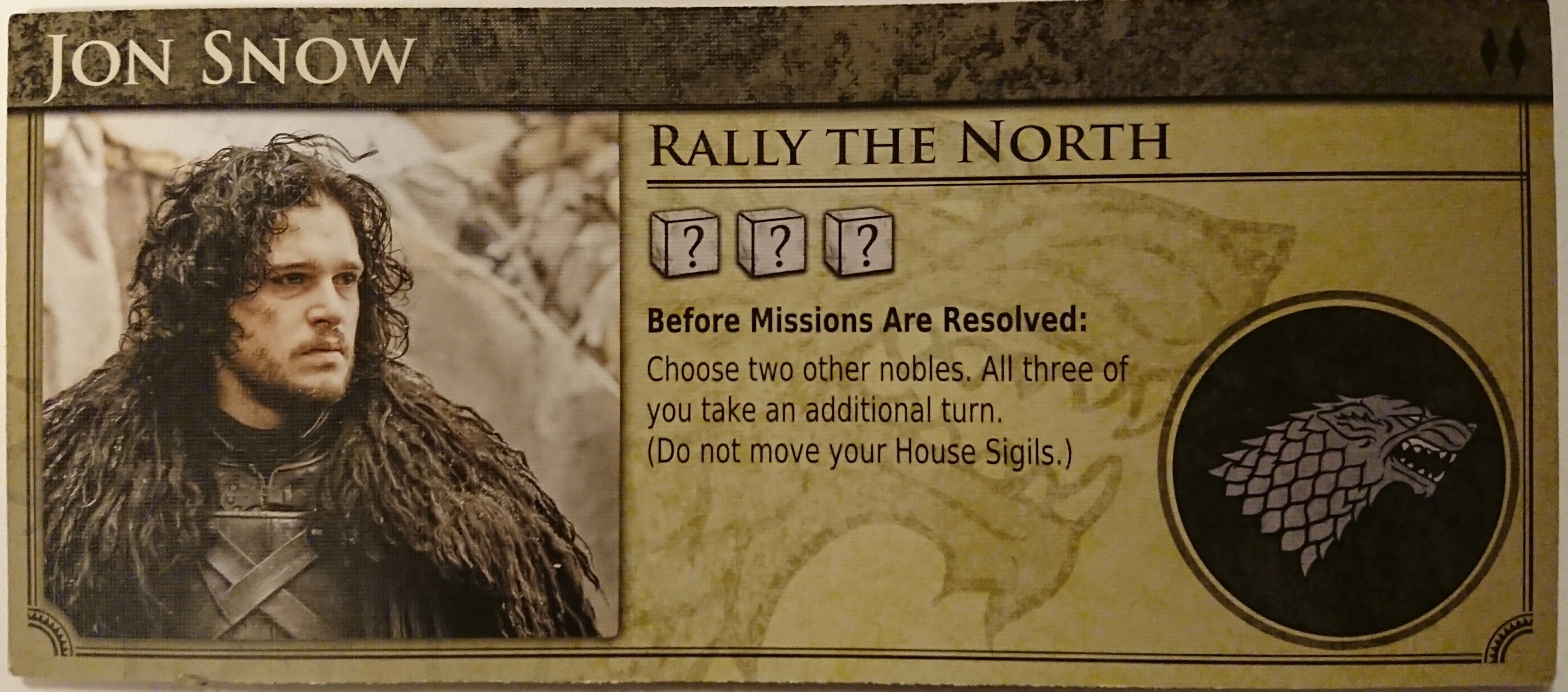 Game of Thrones: Oathbreaker – Jon Snow/Sansa Stark Character Board doboz