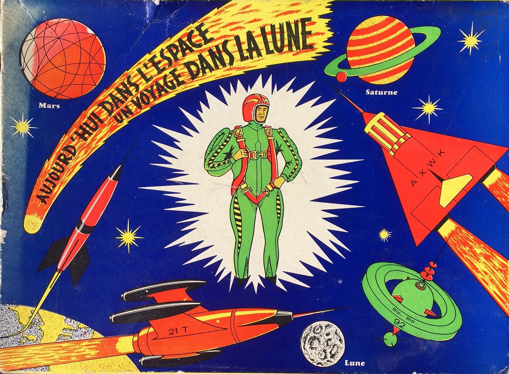 Aujourd' Hui Dans L'Espace Un Voyage Dans La Lune box art