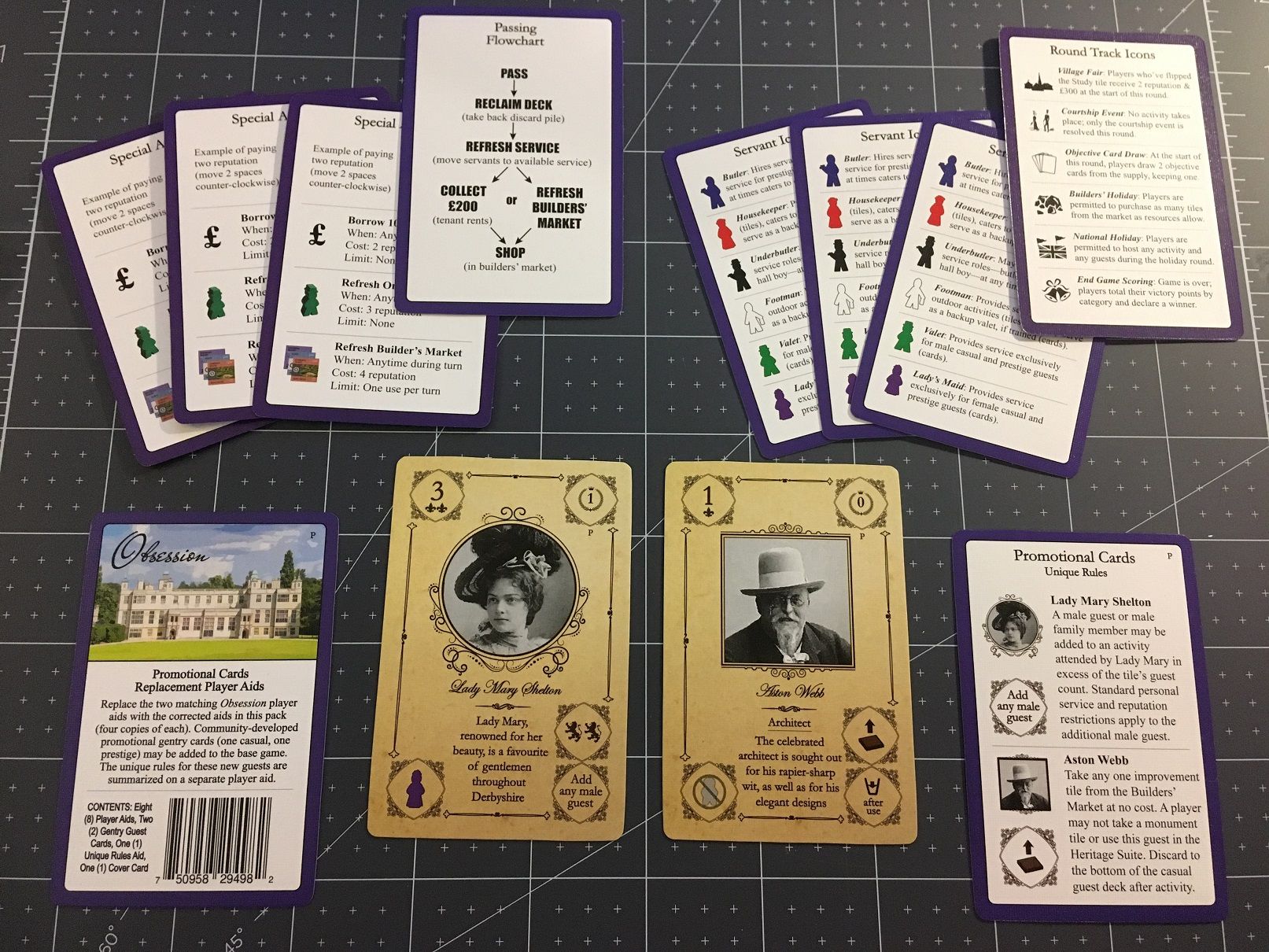 Obsession: Promotional Cards box art