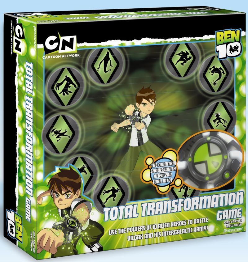 Ben 10 Total Transformation Game box art