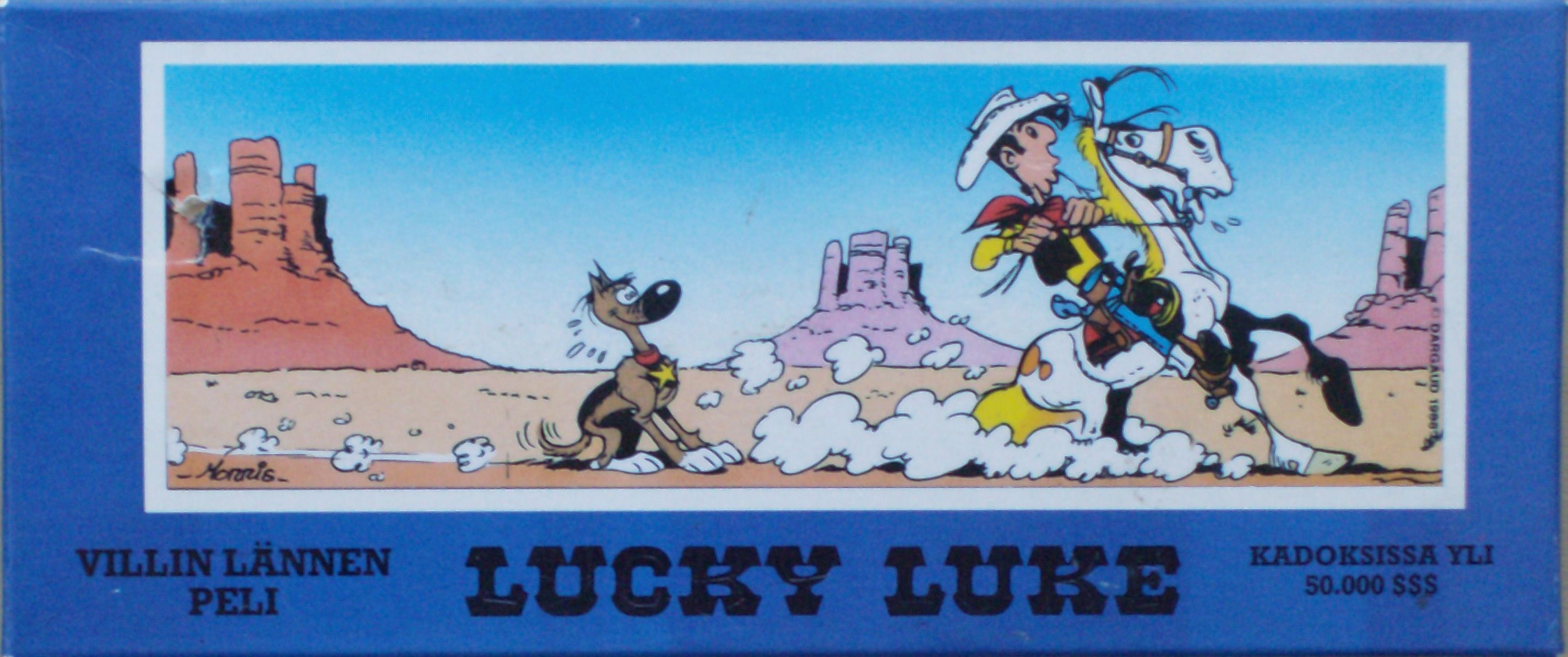 Lucky Luke: Villin lännen peli box art