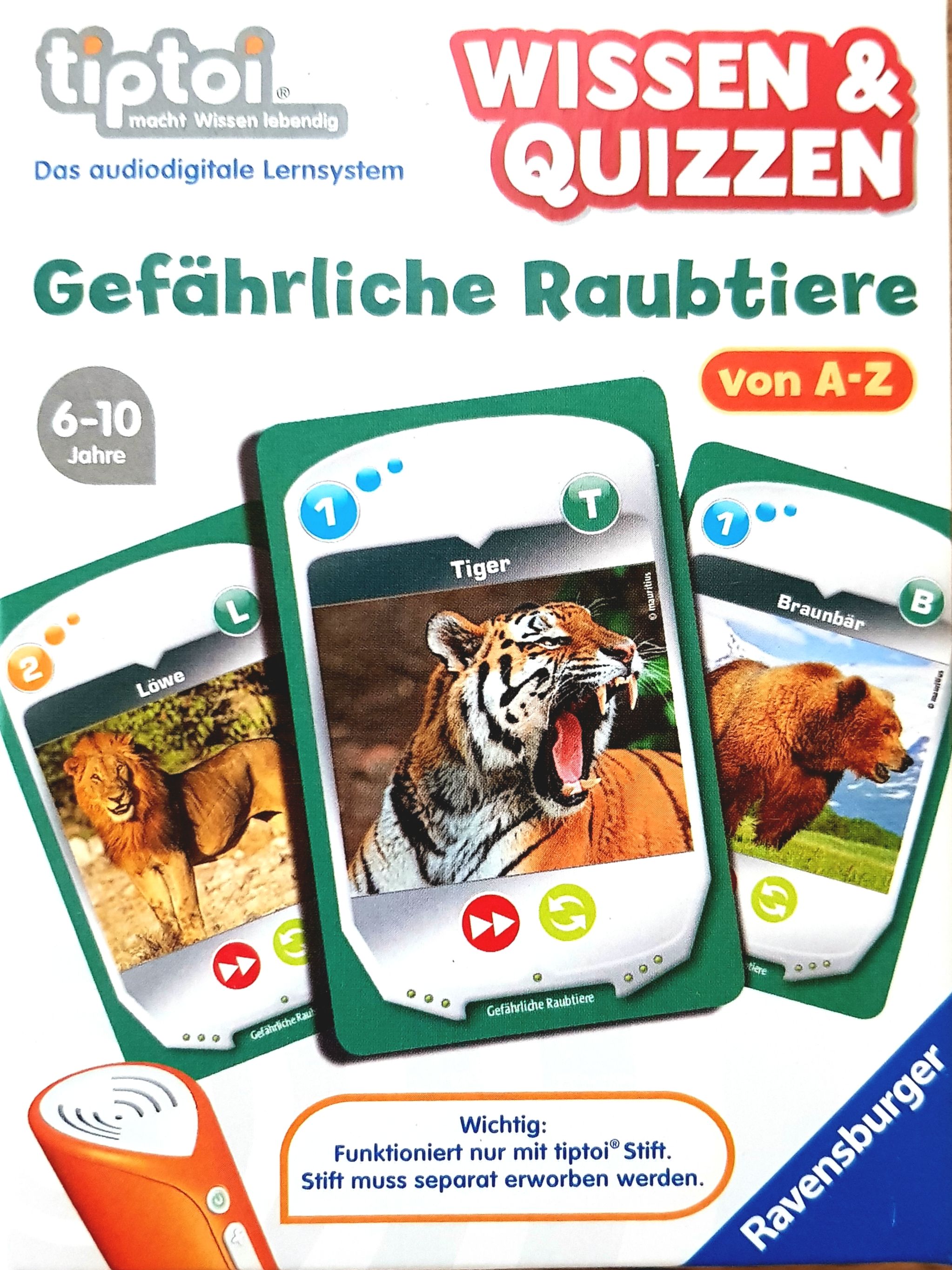 Wissen & Quizzen: Gefährliche Raubtiere doboz